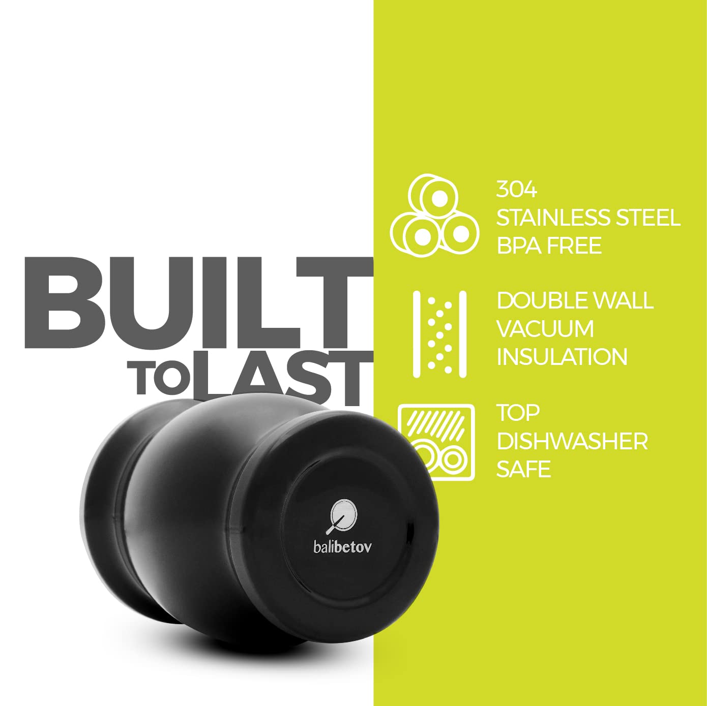 Balibetov Mate Cup And Bombilla Set - Yerba Mate Set Includes One Yerba Mate Cup, Two Bombilla Mate (Straw) And Brush - Stainles