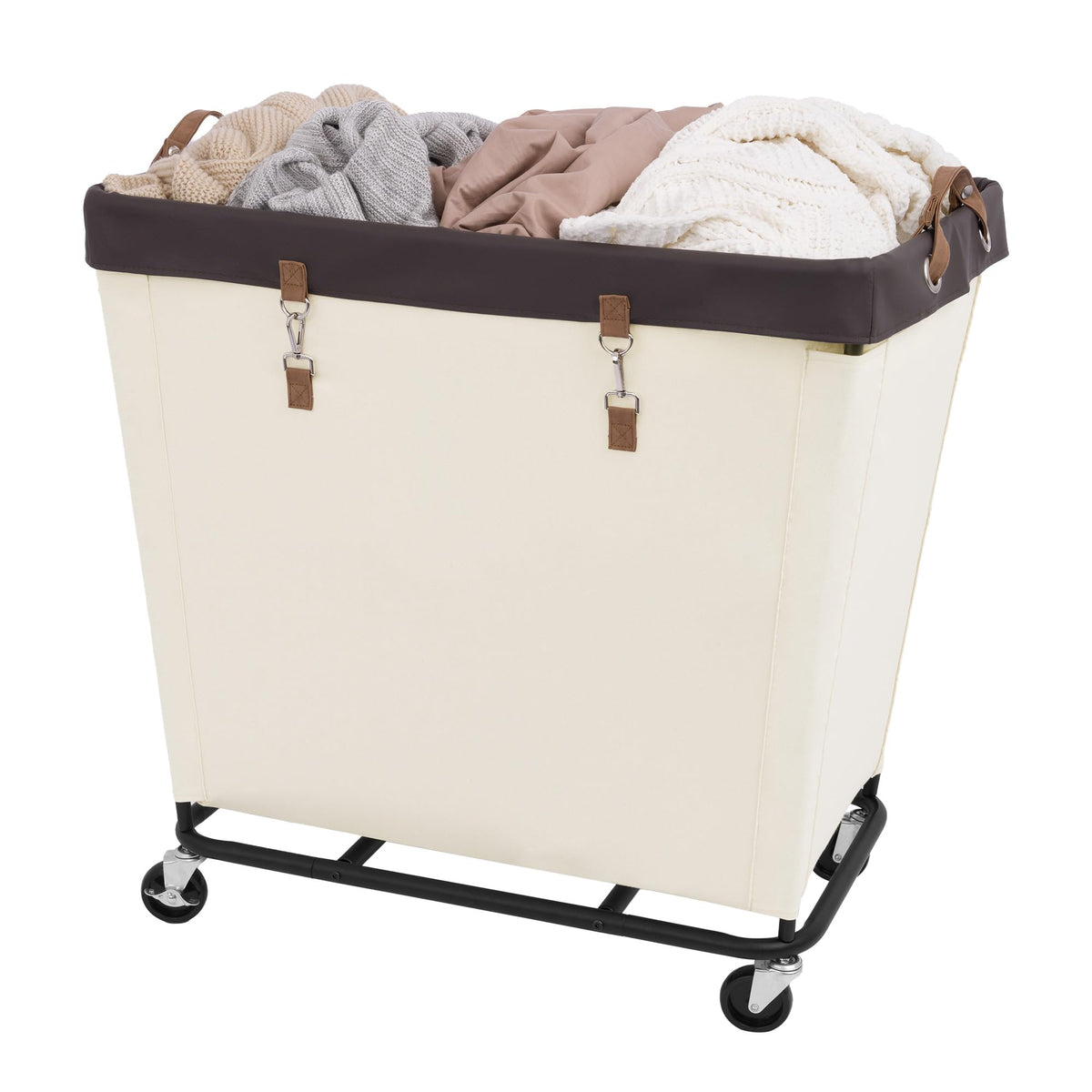 Storageworks Laundry Basket With Wheels, 320L Extra Large Hampers For Laundry, Rolling Laundry Basket, Dirty Clothes Hamper For