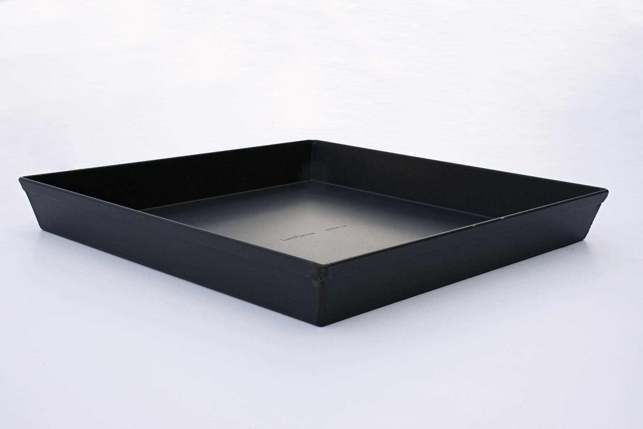 Lloydpans 10X10X1.5 Inch Sicilian Style Pizza Pan, Pre-Seasoned