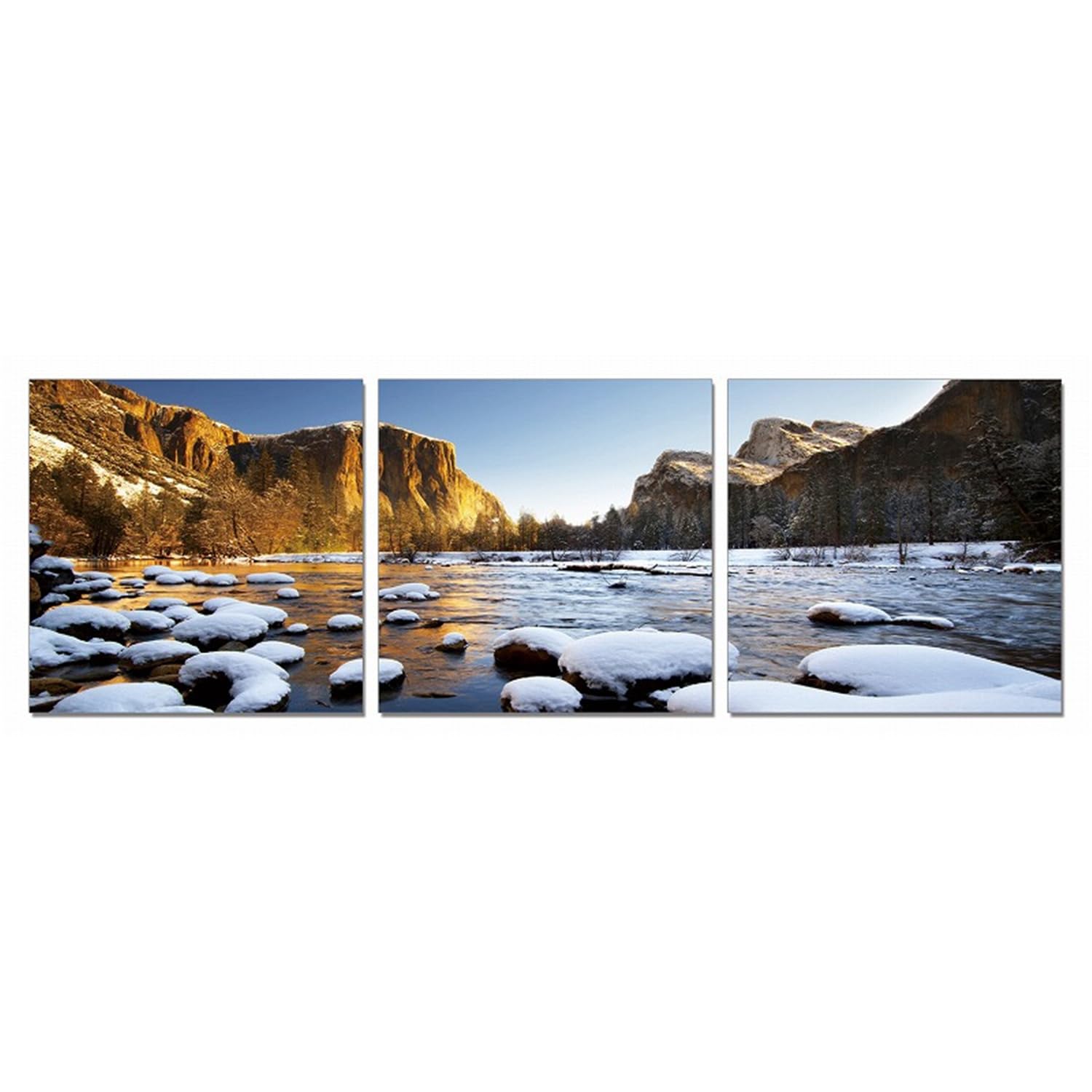Homeroots Decor 24-Inch Canvas 3 Panels Color Photo