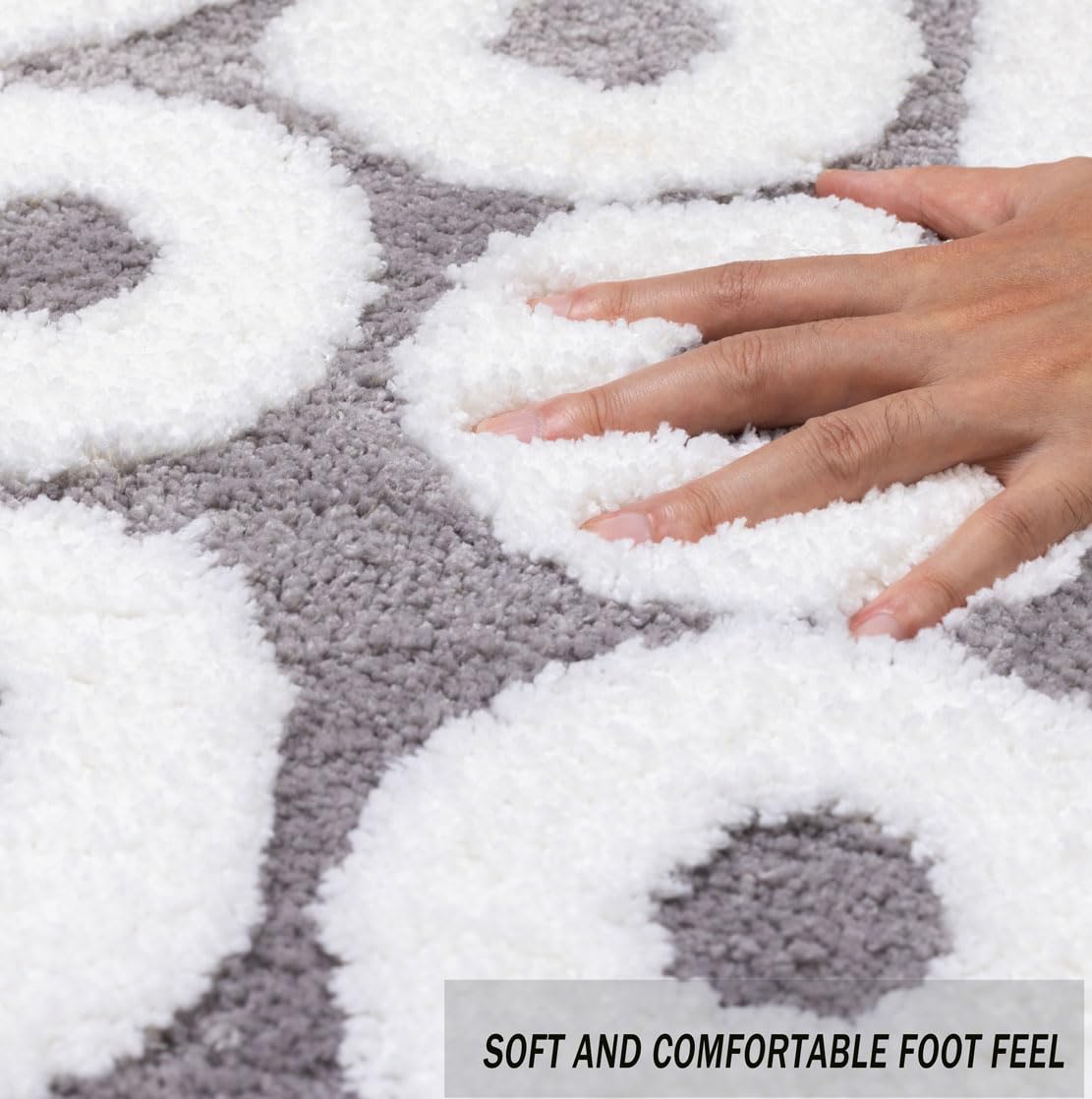 Urtlmaji You Look Good Bath Mat Grey Funny Bathroom Rugs Cute Cool Bath Rugs Non Slip Microfiber Plush Absorbent Washable Preppy