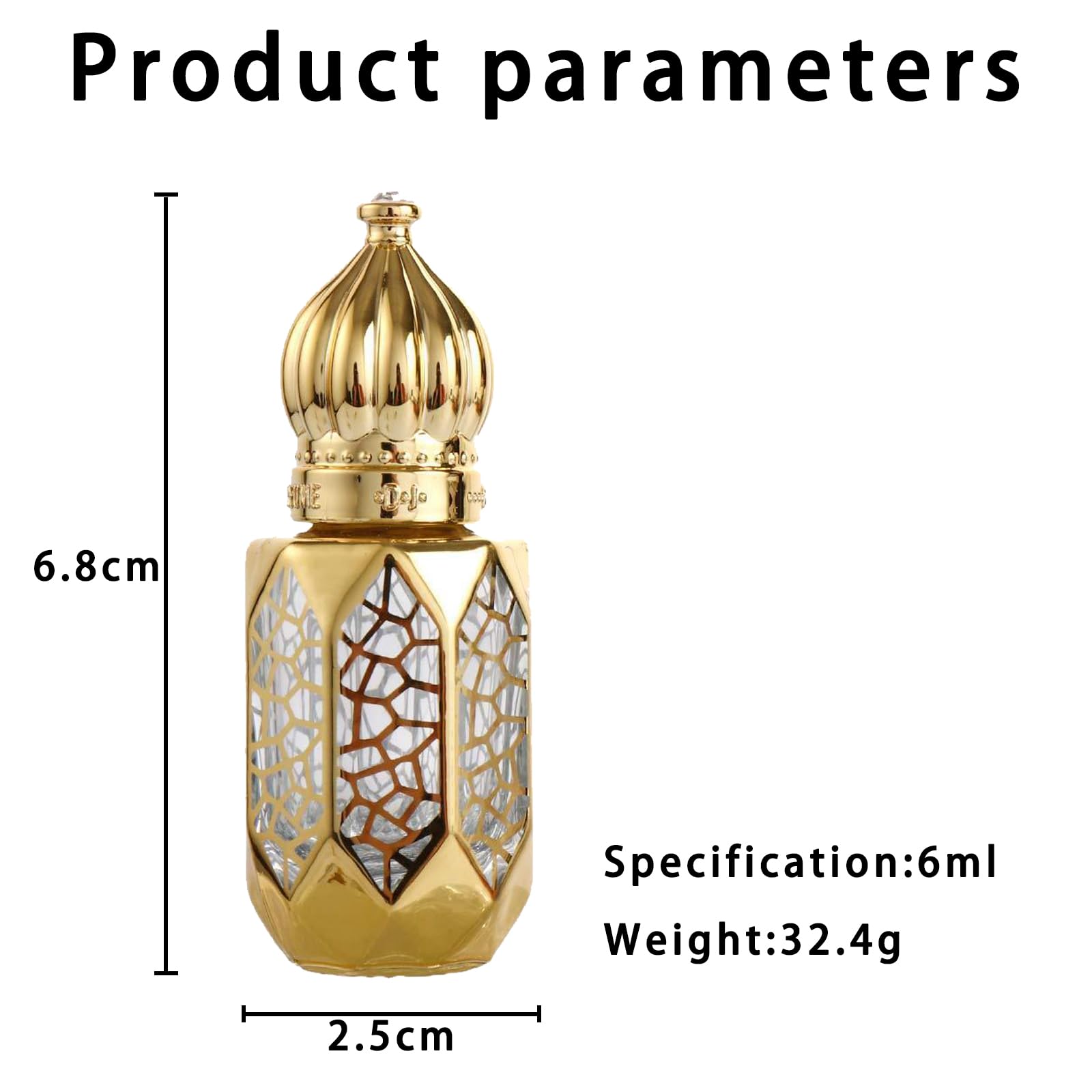 Chseeo 4 Pcs Vintage Deodorant Roller Bottle For Essential Oil, 6 Ml Empty Glass Perfume Bottle Mini Travel Bottle With Stainles