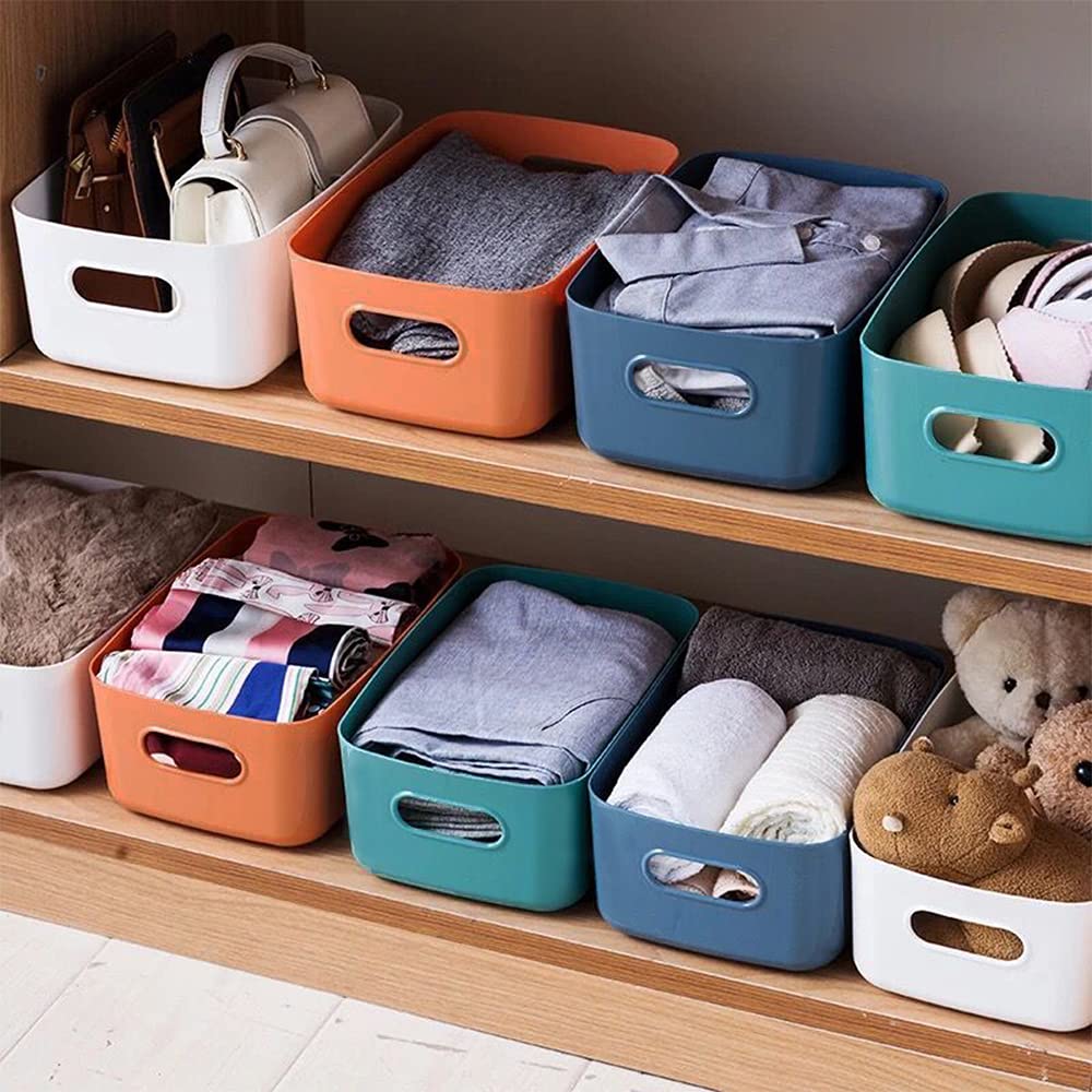 Feisco Set Of 6 Cabinet Organizer,Durable And Stylish Storage Basket Storage Bin For Organizing Your Cabinet Kitchen Bathroom De