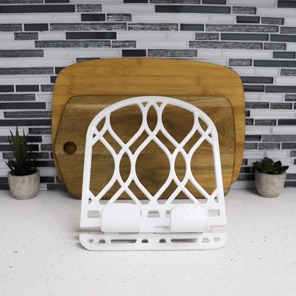 Home Basics Cs37369 Tablet/Cookbook Stand, 8.25'' X 7'' X 8'', White