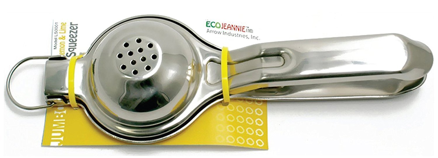 Ecojeannie Heavy Duty Jumbo Food Grade #304 Stainless Steel Lemon Juicer (Ls0001),Commercial Grade Unbreakable Anti-Corrosive Pr