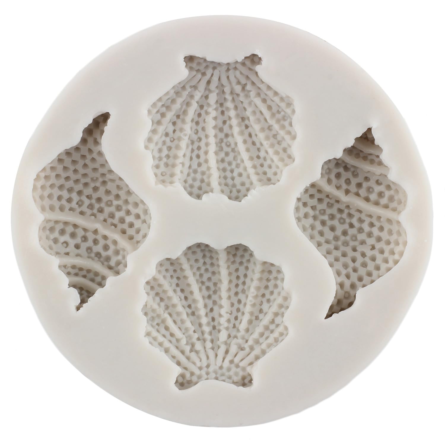 Mypracs Marine Theme Fondant Mold Seashell Conch Starfish Baking Silicone Molds Coral Seahorse Mermaid Tail Molds For Cake Decor