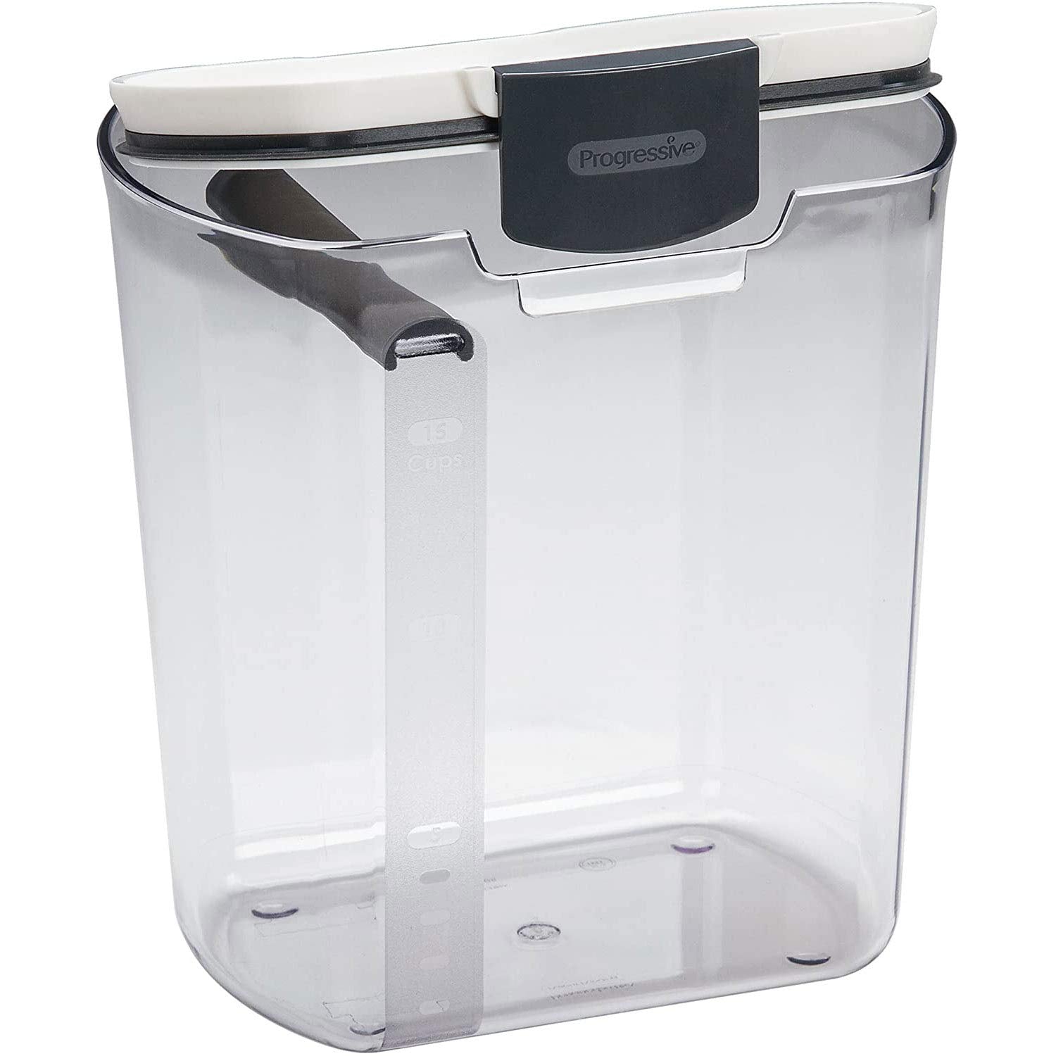 Progressive International Prepworks Prokeeper Kitchen Clear Plastic, Airtight Food, Flour And Sugar Storage Container Set, 6 Pie