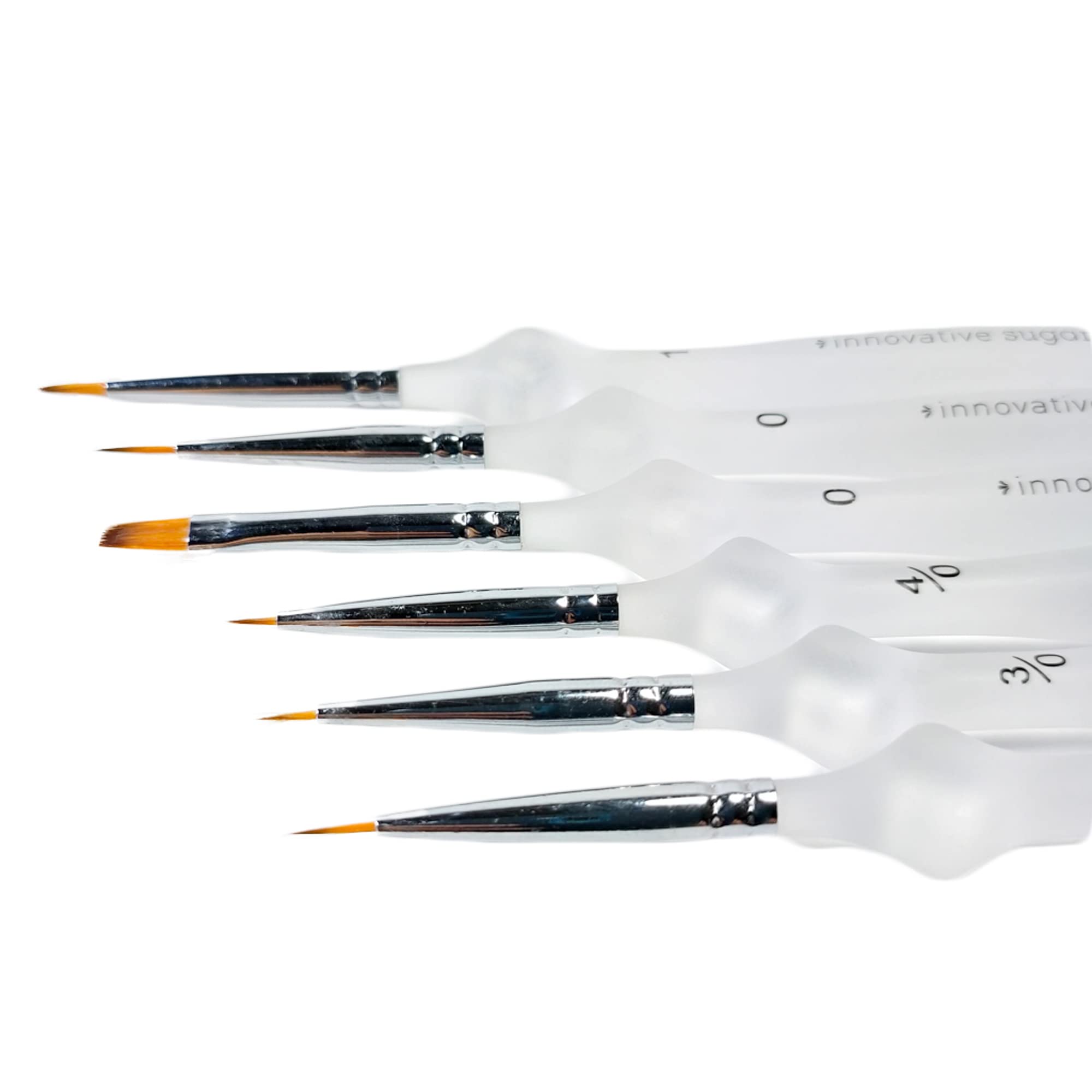 Innovative Sugarworks 6 Piece Fine Detail Artists' Brush Set With Case