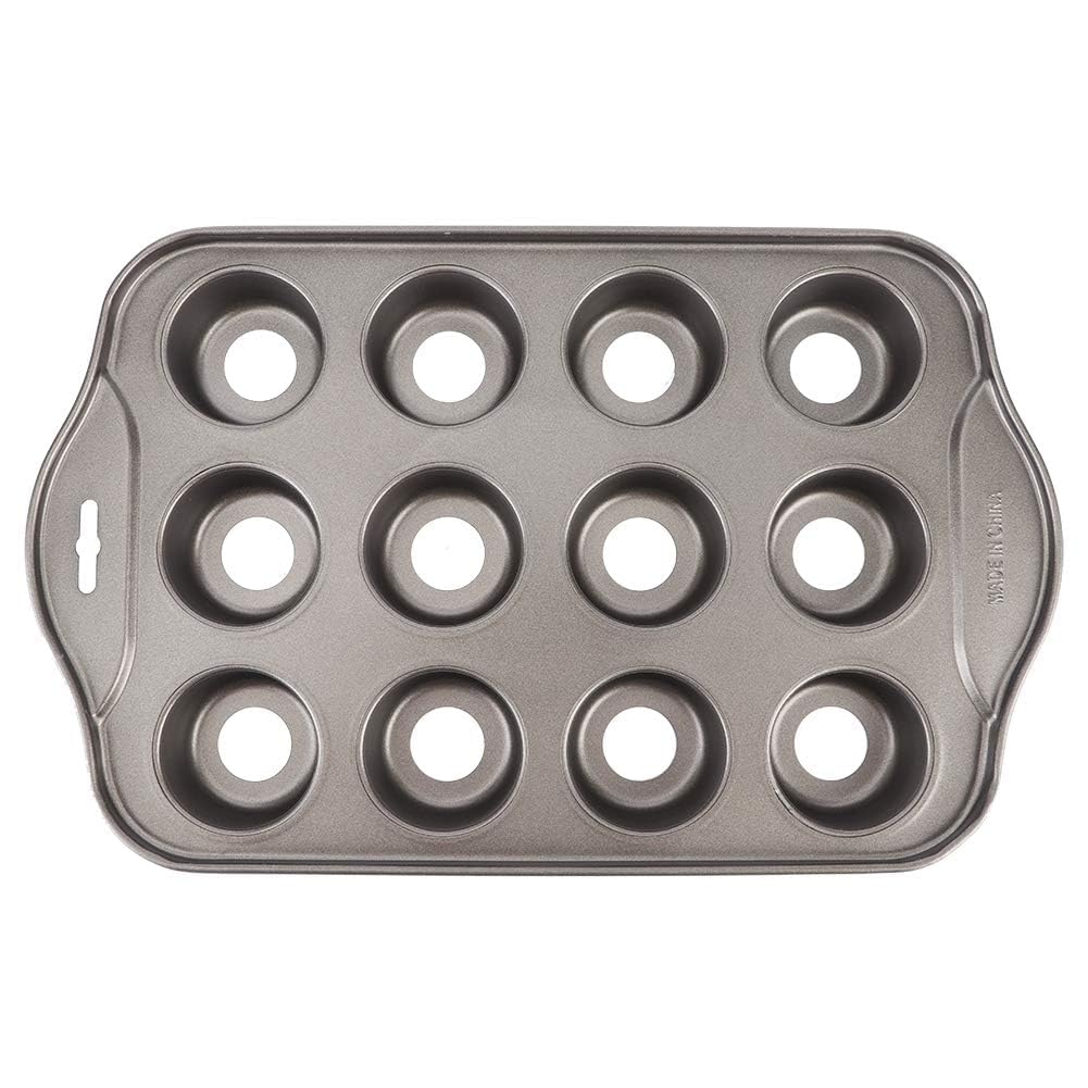 Mini Cheesecake Pan,Cupcake Pan Mini Cupcake Muffin Pan 12 Cavity With Removable Bottom Cupcake Pan Mini Round Cake Pans Nonstic