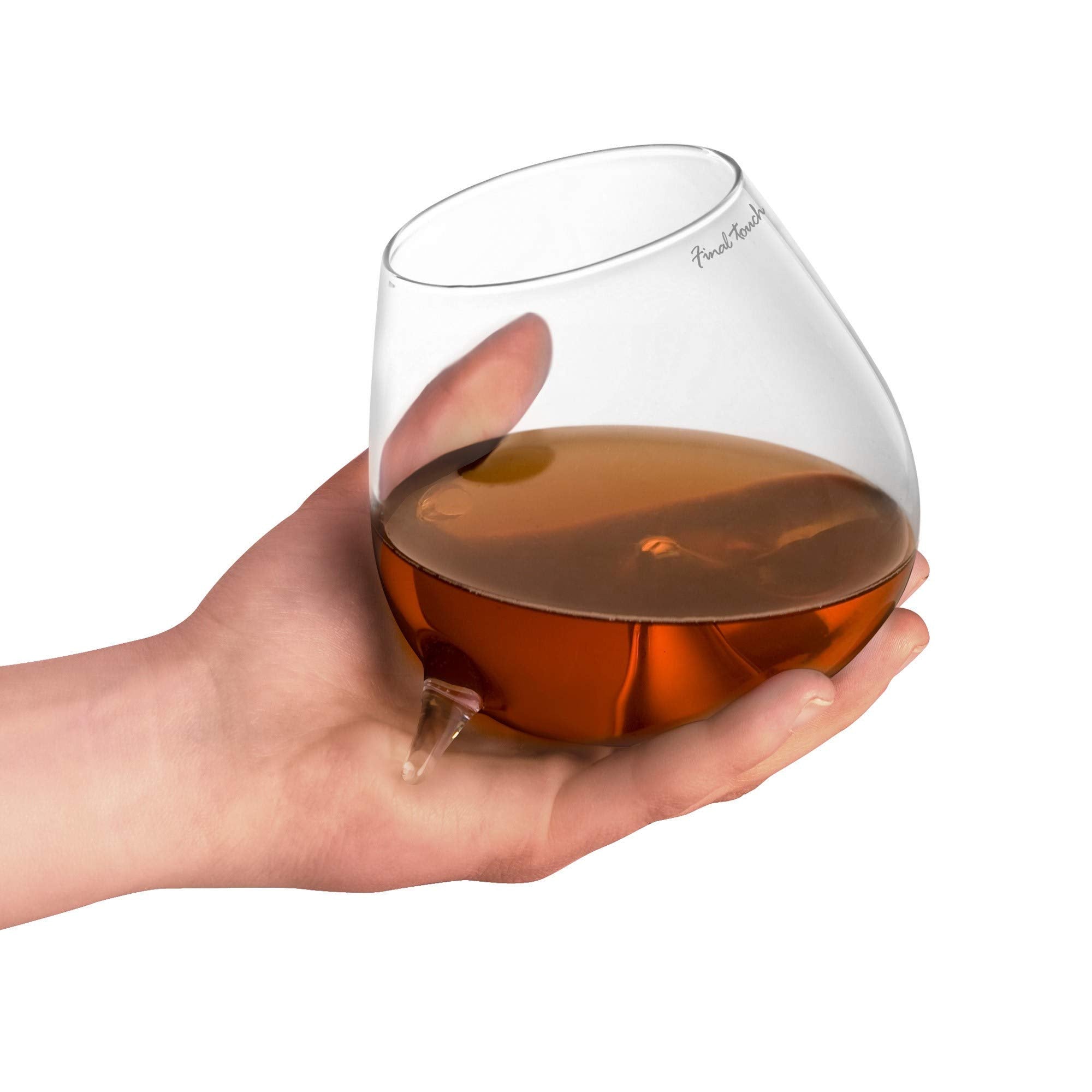 Final Touch Relax Cognac Glass, Set Of 2 (Gc200)