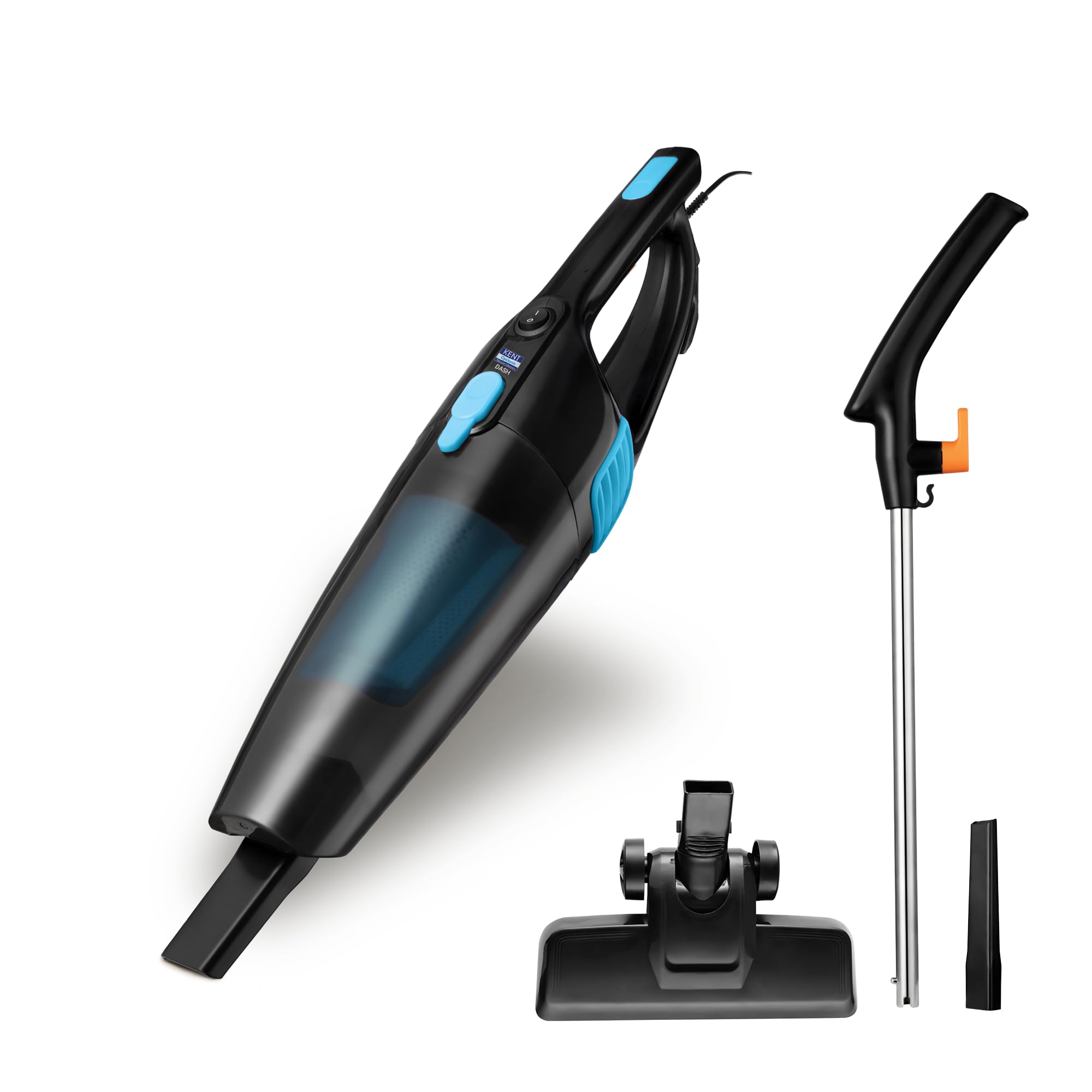 Kent Dash Vacuum Cleaner | 600W | High Suction Power >16 Kpa | Cyclone5 Technology And Hepa Filter | Bagless Design | Ideal For 