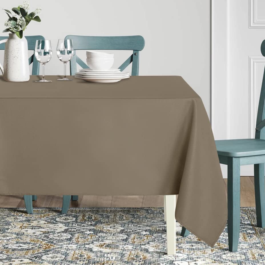 Sancua Rectangle Tablecloth - 70 X 108 Inch - Stain And Wrinkle Resistant Washable Polyester Table Cloth, Decorative Fabric Tabl
