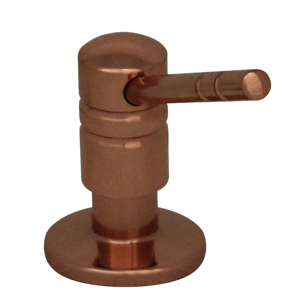 Whitehaus Whsd1166-Pco Discovery 4-Inch Solid Brass Soaplotion Dispenser Polished Copper