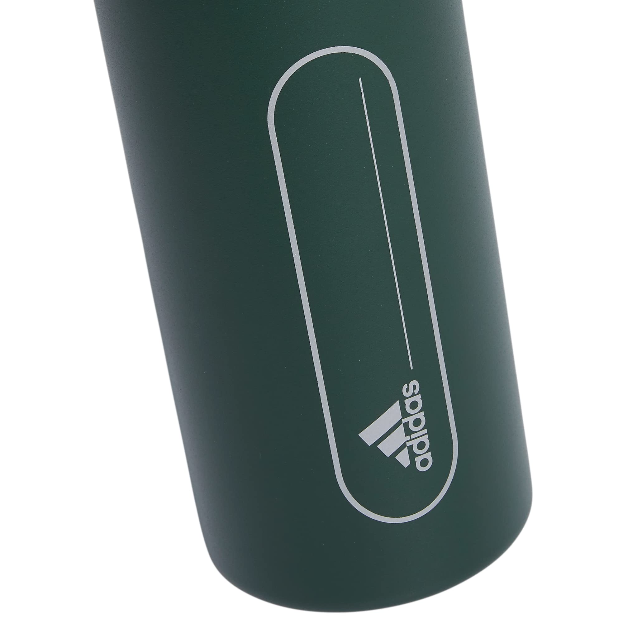 Adidas Unisex 1 Liter (32 Oz) Metal Water Bottle, Green Oxide/Onix Grey/Silver Metallic, One Size