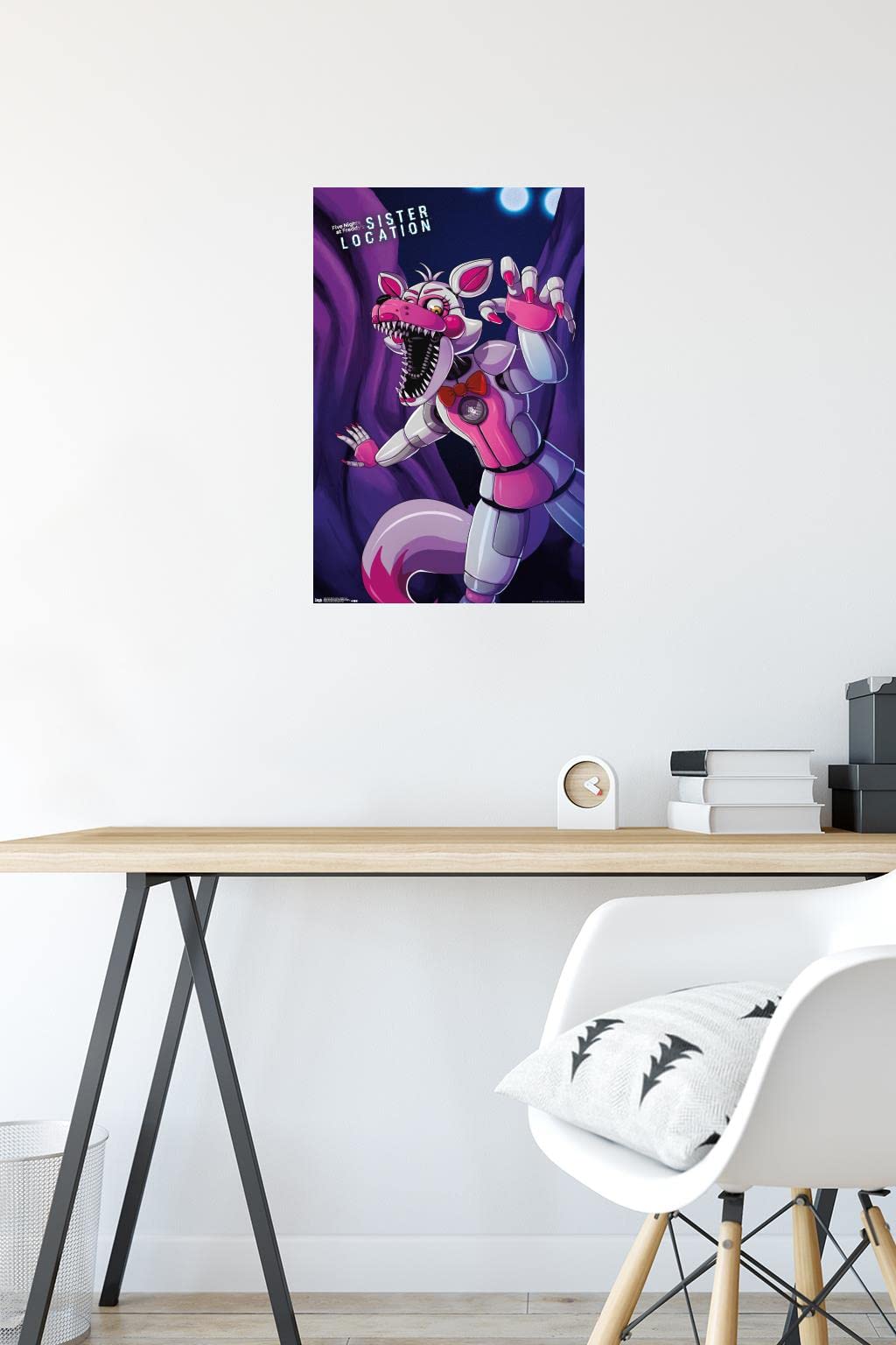 Trends International Five Nights At Freddy'S: Sister Location - Funtime Foxy Wall Poster, 14.725'' X 22.375'', Premium Unframed