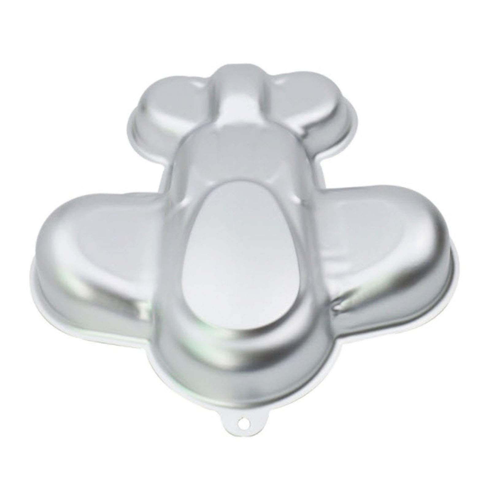 Zdywy 10 Inch Airplane Aircraft Shaped Aluminum 3D Baking Mould Cake Mold Tin Birthday Cake Pan - Airplane