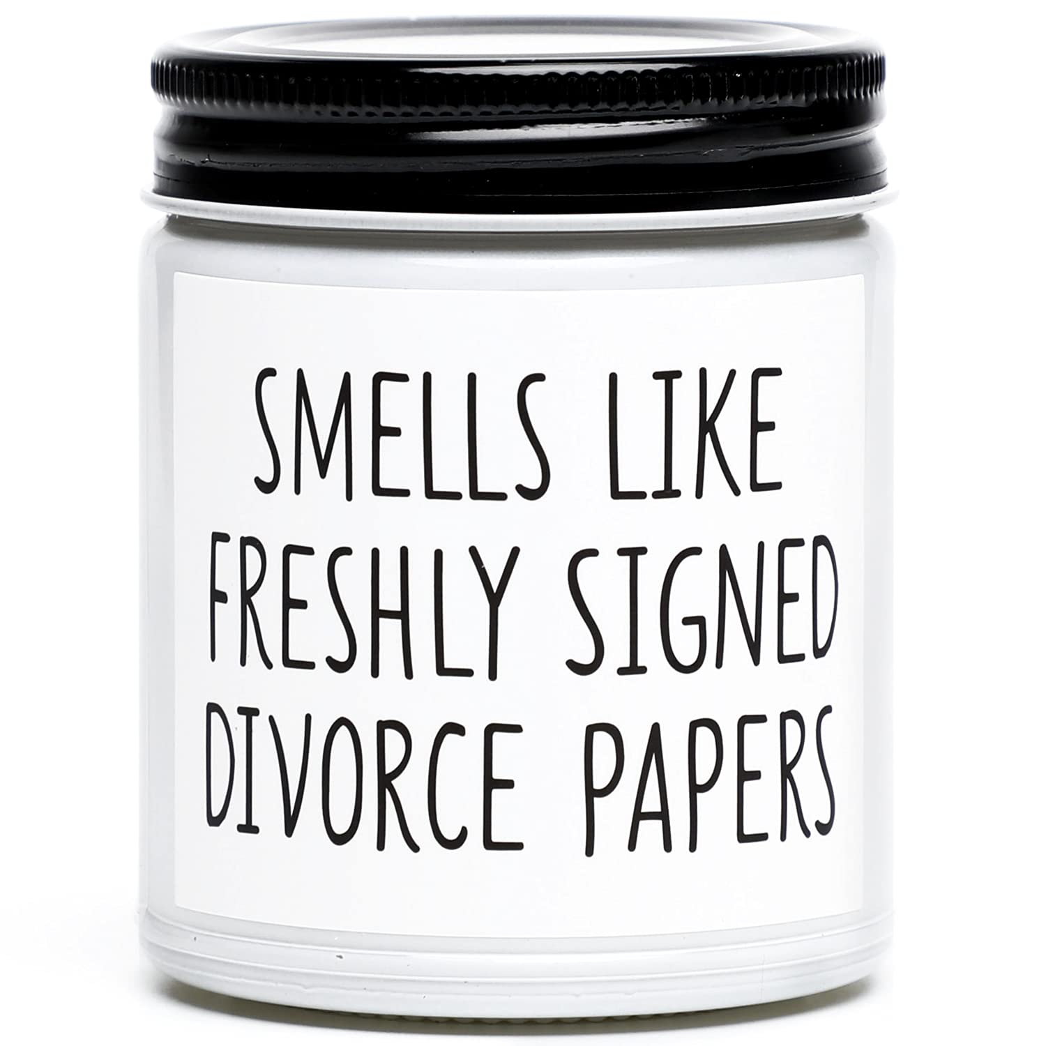 Divorce Candle Gifts for Women, New Beginnings Gifts for Women, Break Up Gifts for Her, Friends, Sister, BFF, Coworkers, Happily