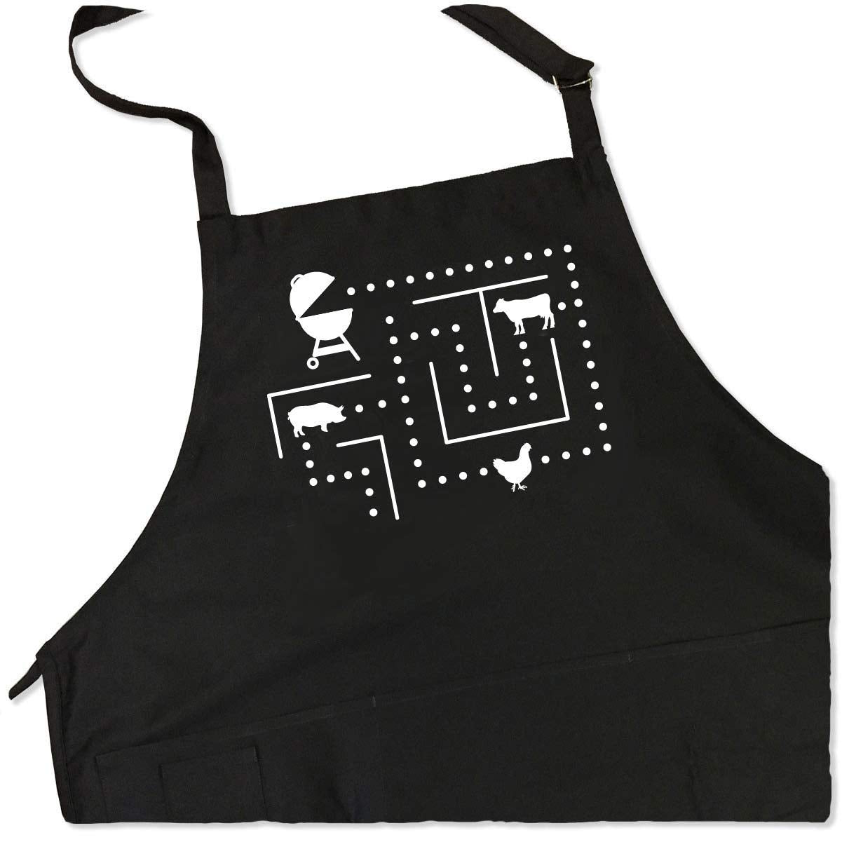 Apronmen, Arcade Game Apron, Funny Aprons For Men, Adjustable Straps One Size Fits All Grilling Aprons With Pockets - Profession