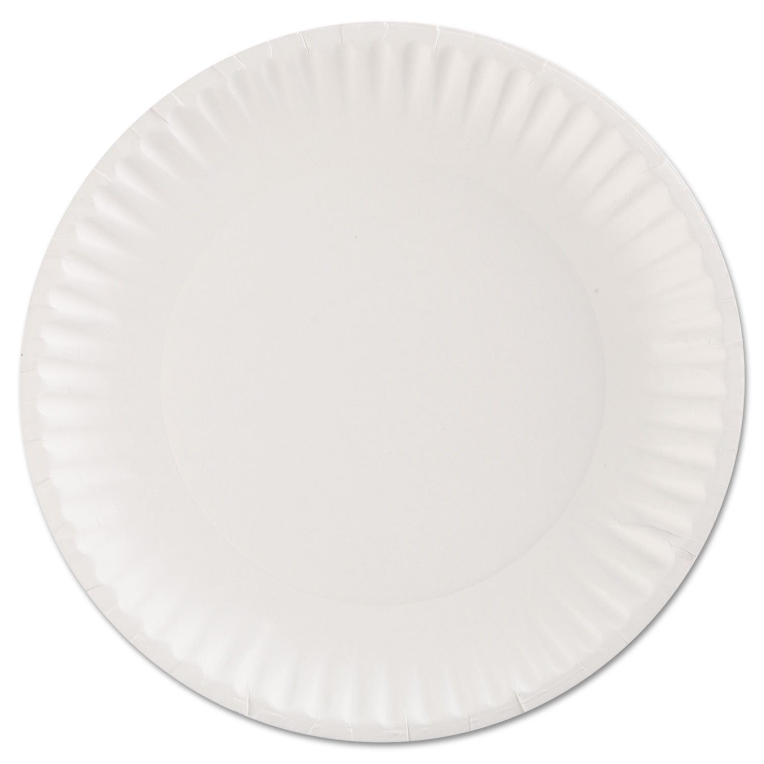Ajm Packaging Pp9Grawhpk Paper Plates, 9-Inch Diameter, White, 100/Pack
