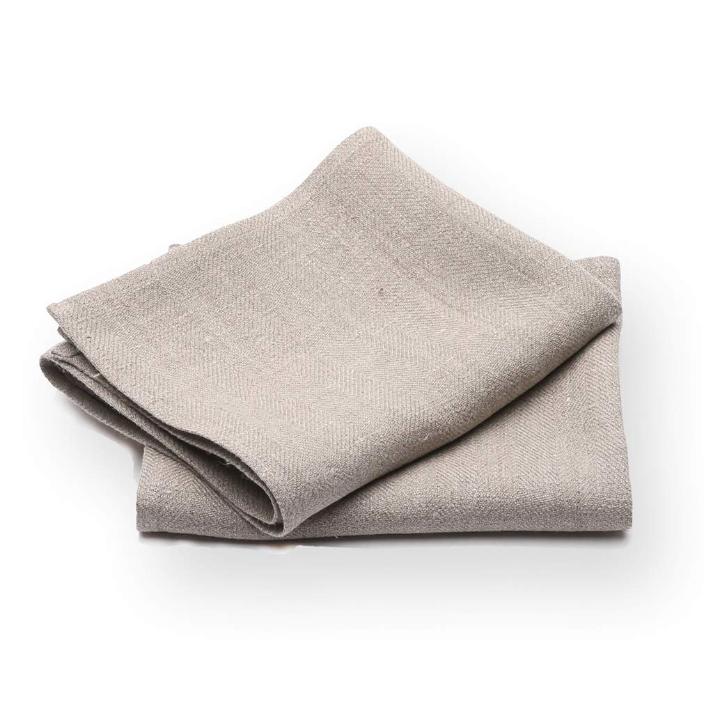 Linenme Lara Hand And Guest Towels, 13'' X 20'', Natural