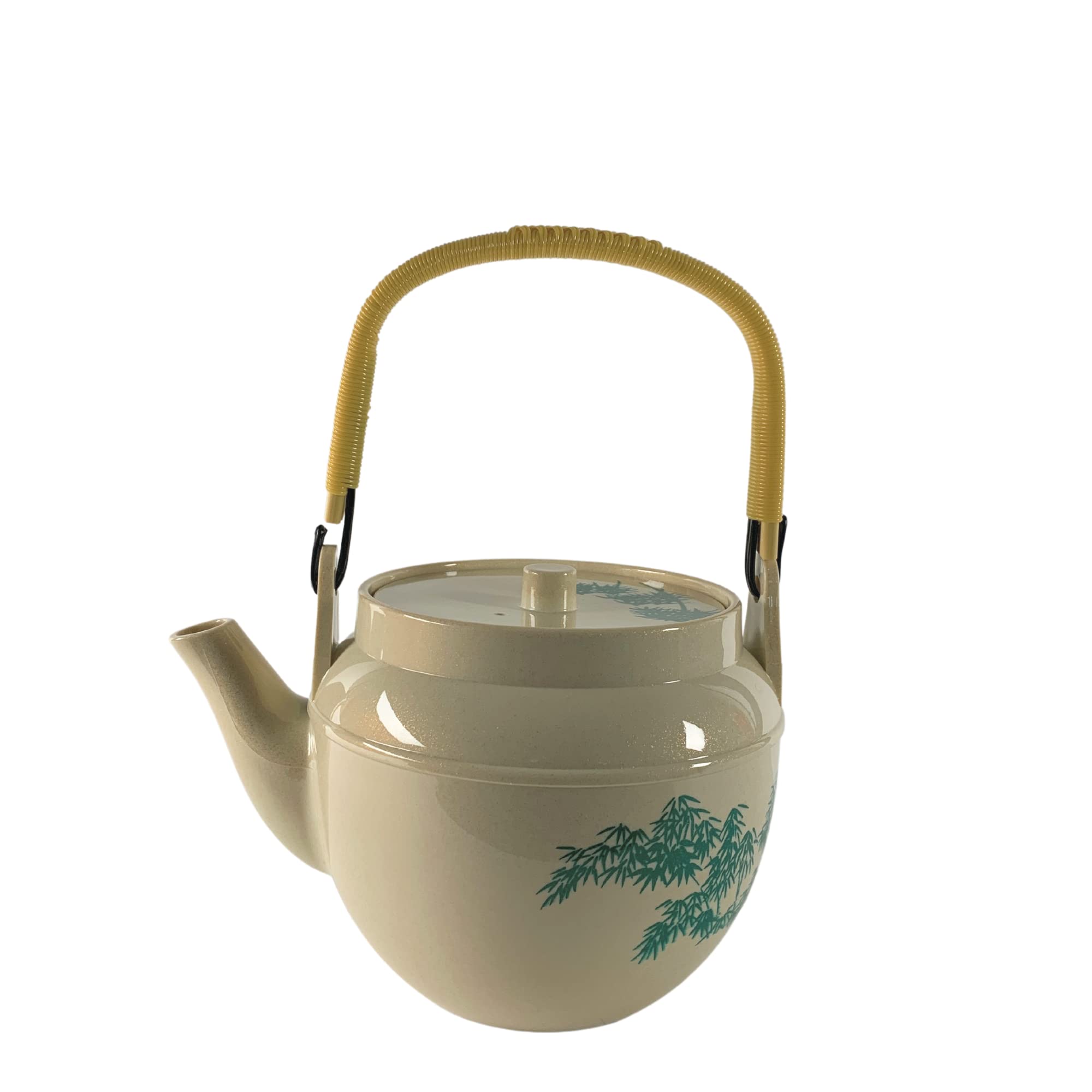 Japanbargain 1624, Japanese Plastic Teapot Melamine Tea Pot For Home Or Restaurant Made In Japan, 38 Ounce, Beige