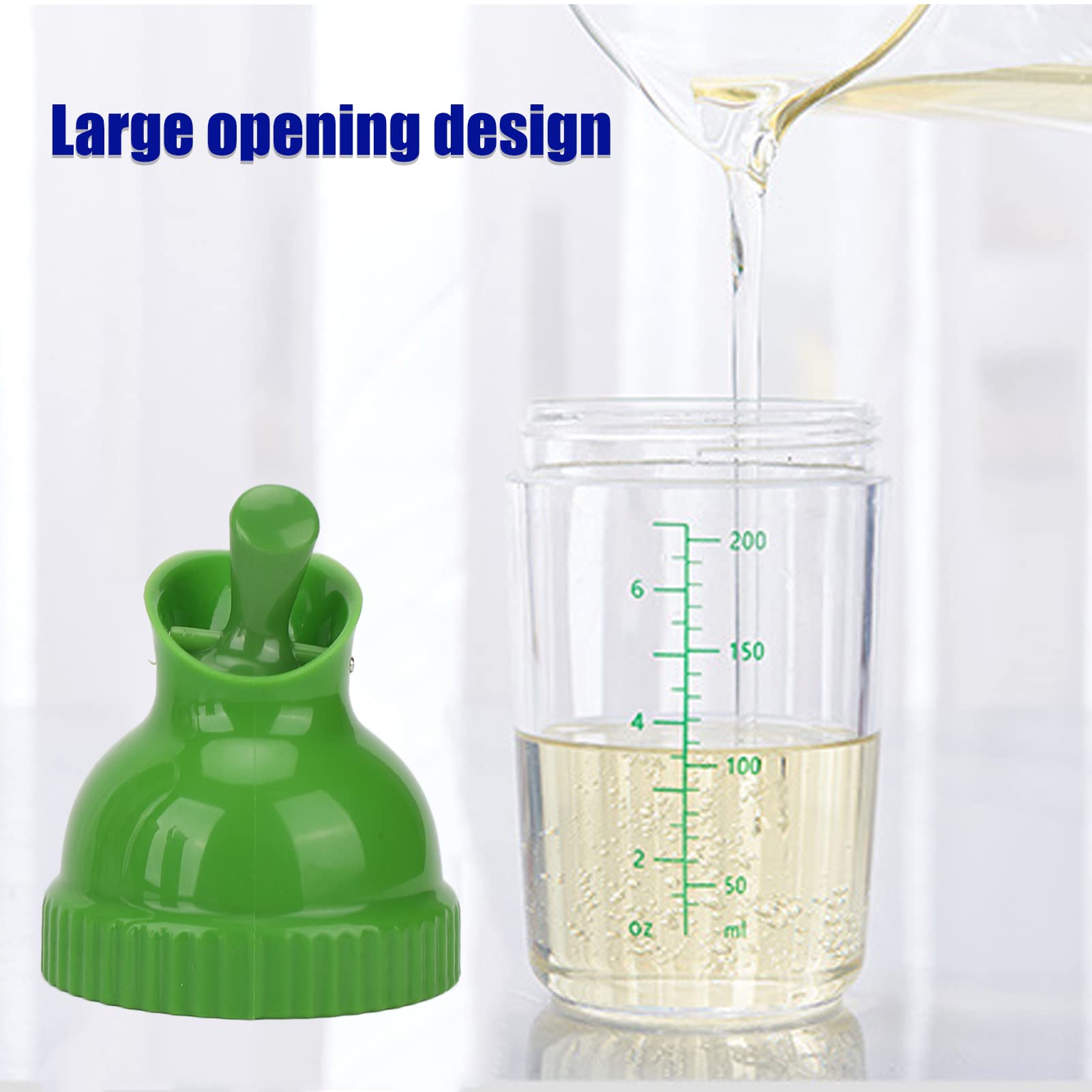 Salad Dressing Shaker, 200Ml Kitchen Leakproof Sealed Dressing Bottle For Soy Sauce Vinaigrette Salad(Green)