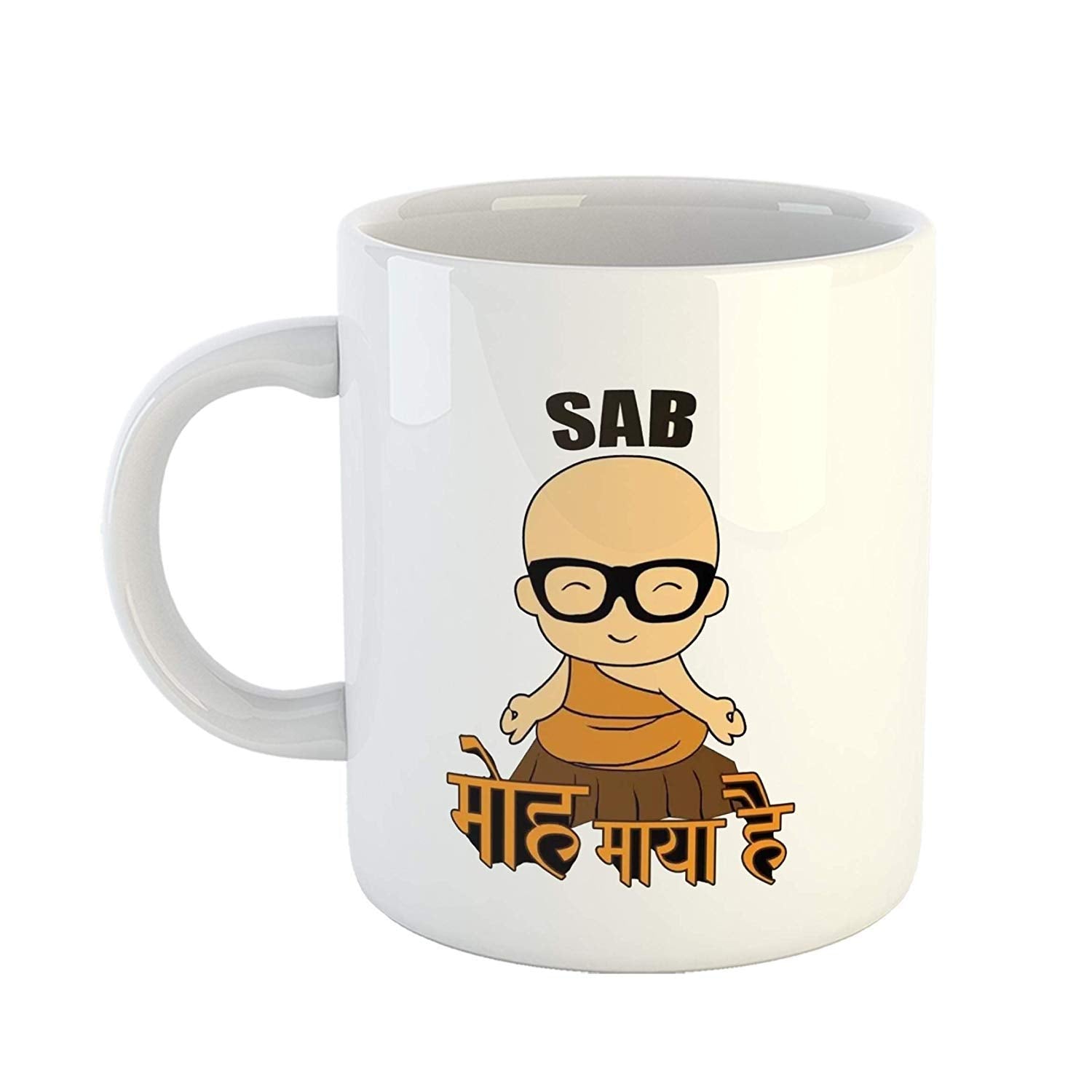 SCPmarts Sab MOH Maya Hai White Ceramic Mug
