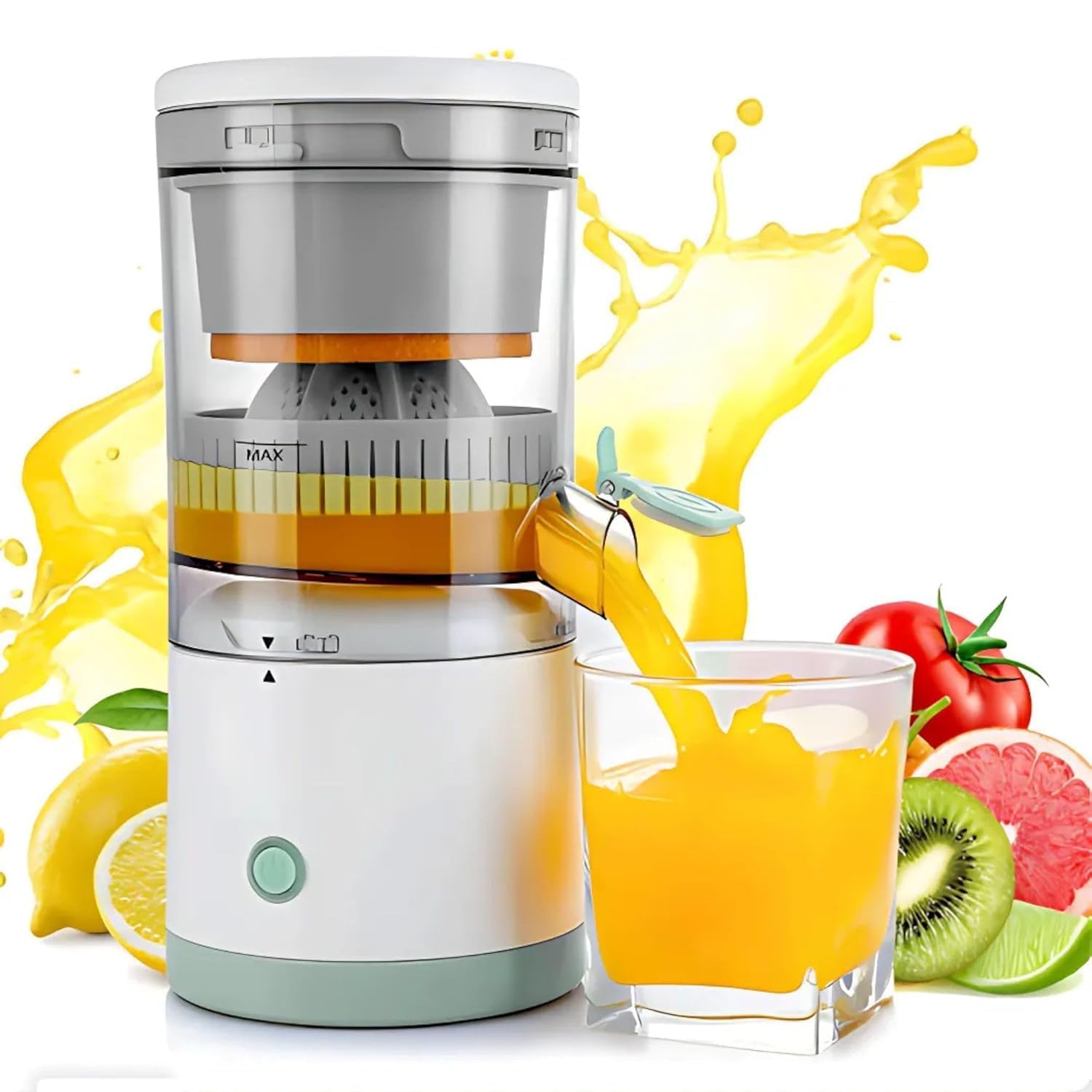 Drumstone 15Year Warranty | Electric Citrus Juicer  45W Portable Rechargeable Fruit Squeezer For Oranges, Lemons & Limes  Fas