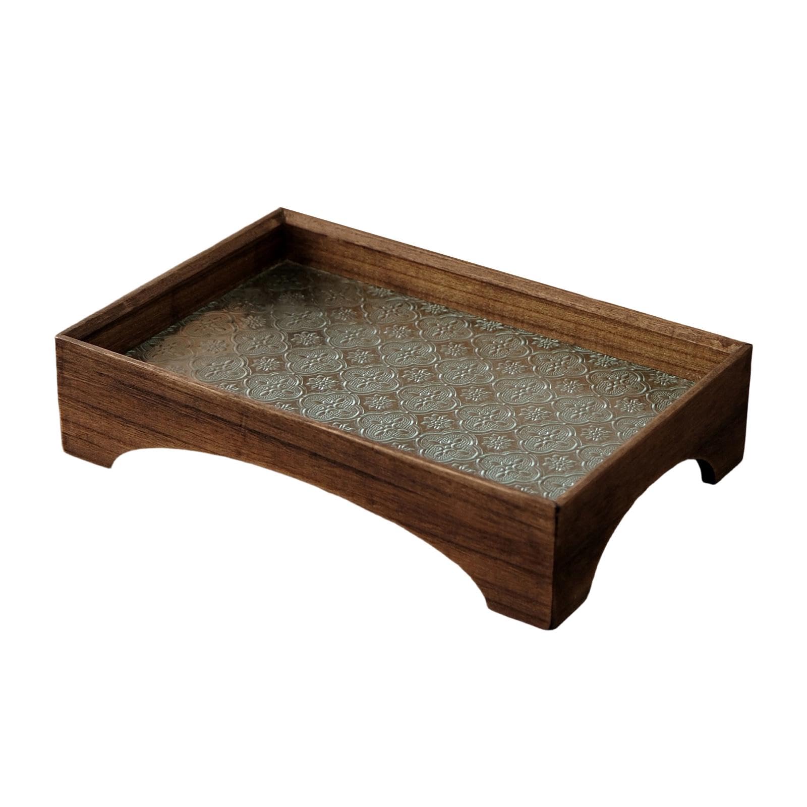 Zoomella Serving Tray Rustic Jewelry Storage Holder Desk Storage Solution Vanity Tray 30Cmx20Cm Home & Garden| Kitchen, Dining &