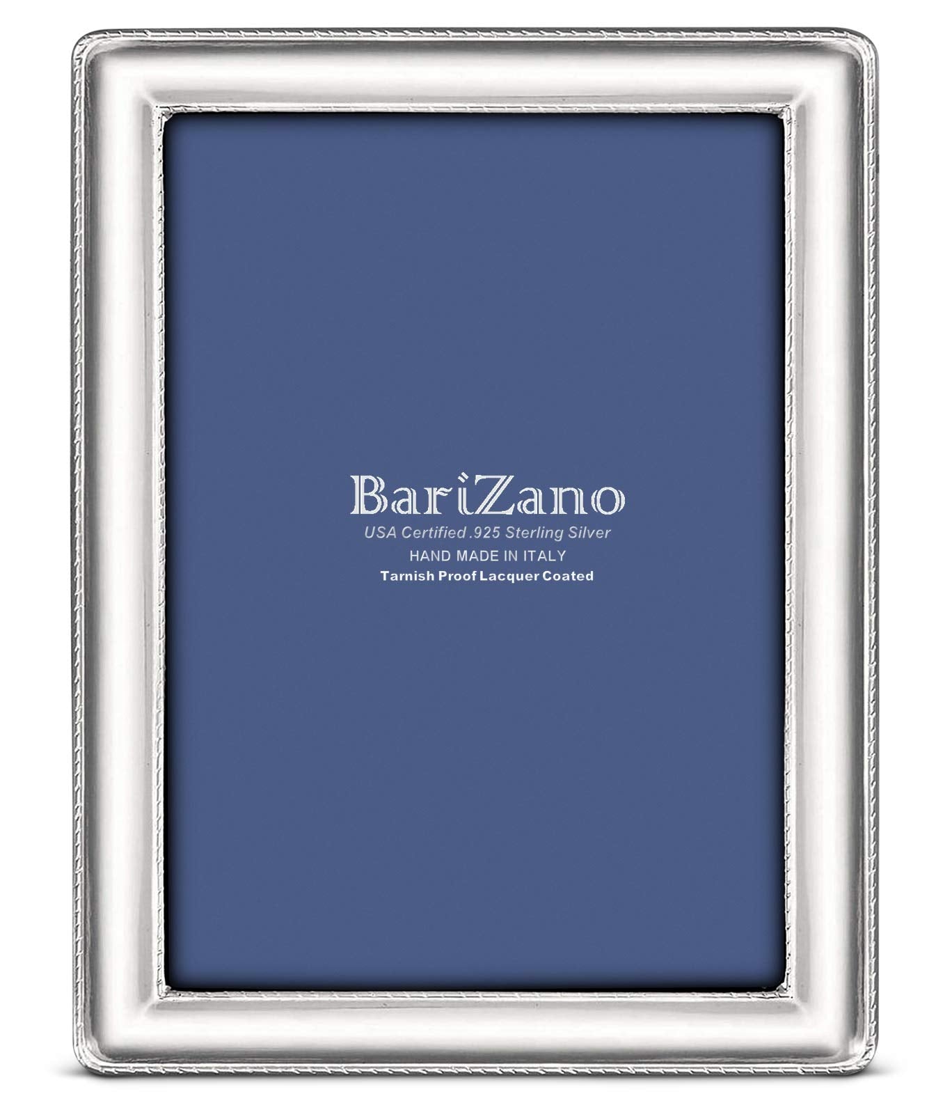 BARIZANO Tarnish Proof 925 Sterling 5x7 Frame