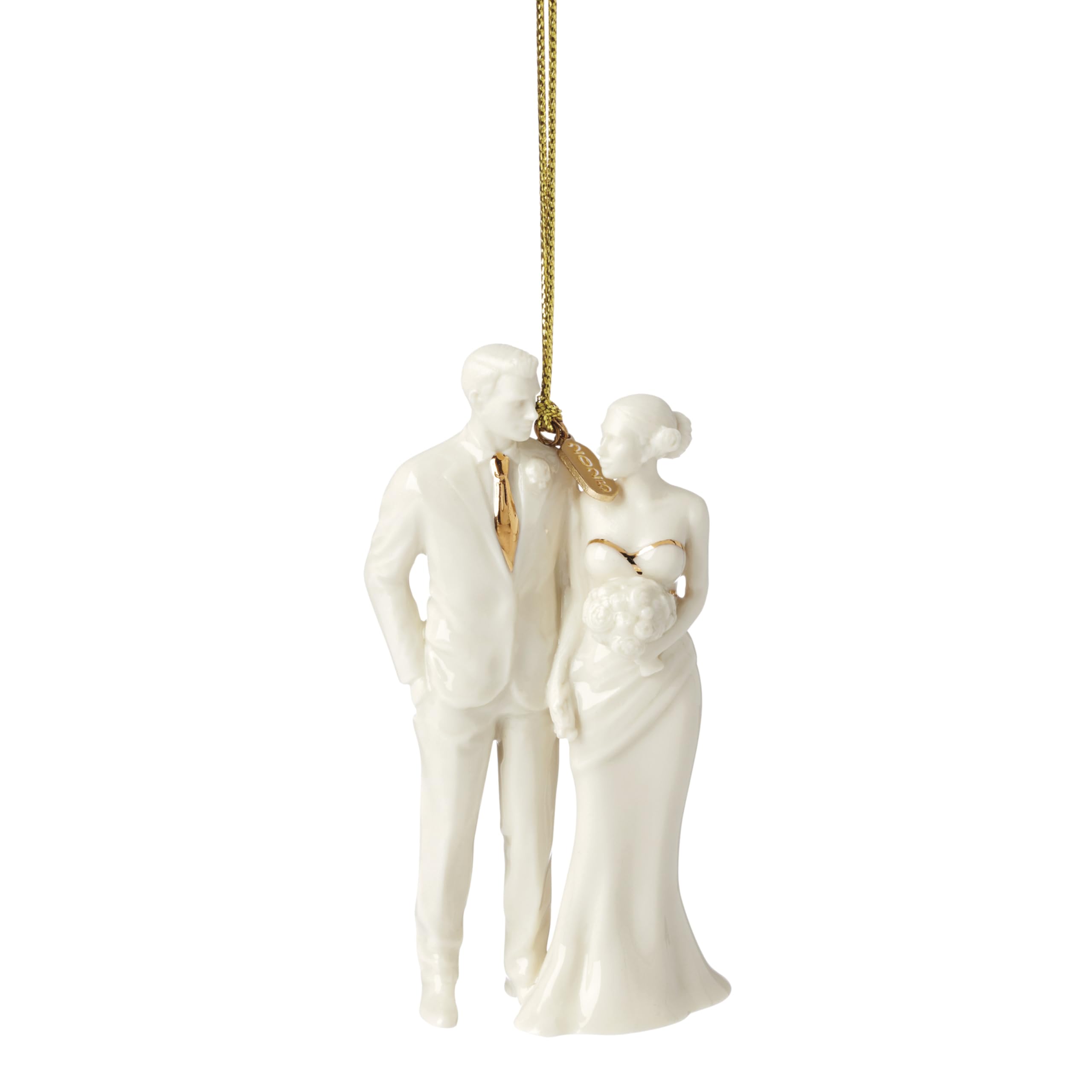 Lenox 897119 2025 Bride & Groom Ornament, Christmas, Holiday Decorations