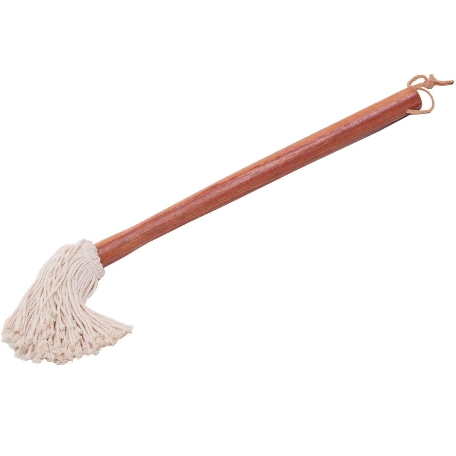 Charcoal Companion Rosewood 17-Inch Handle Barbecue Sauce Mop
