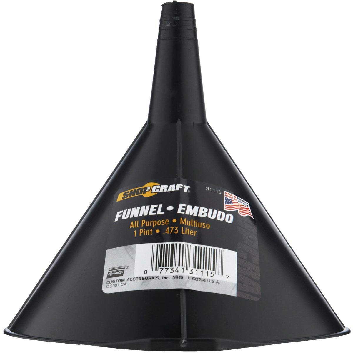 Plastic Funnel Size: 1 Pint 6''