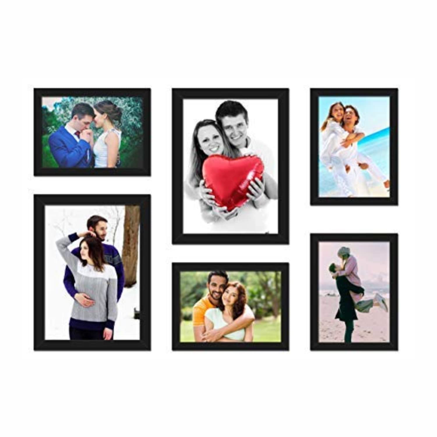 Paper Plane Design Photo Frame Set Collage Home Decor (A)