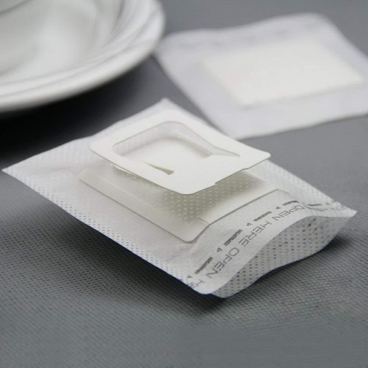 Ayevision 100Pcs Portable Coffee Filter Paper Bag Hanging Ear Drip Coffee Bag Single Serve Disposable Drip Coffee Filter Bag Per