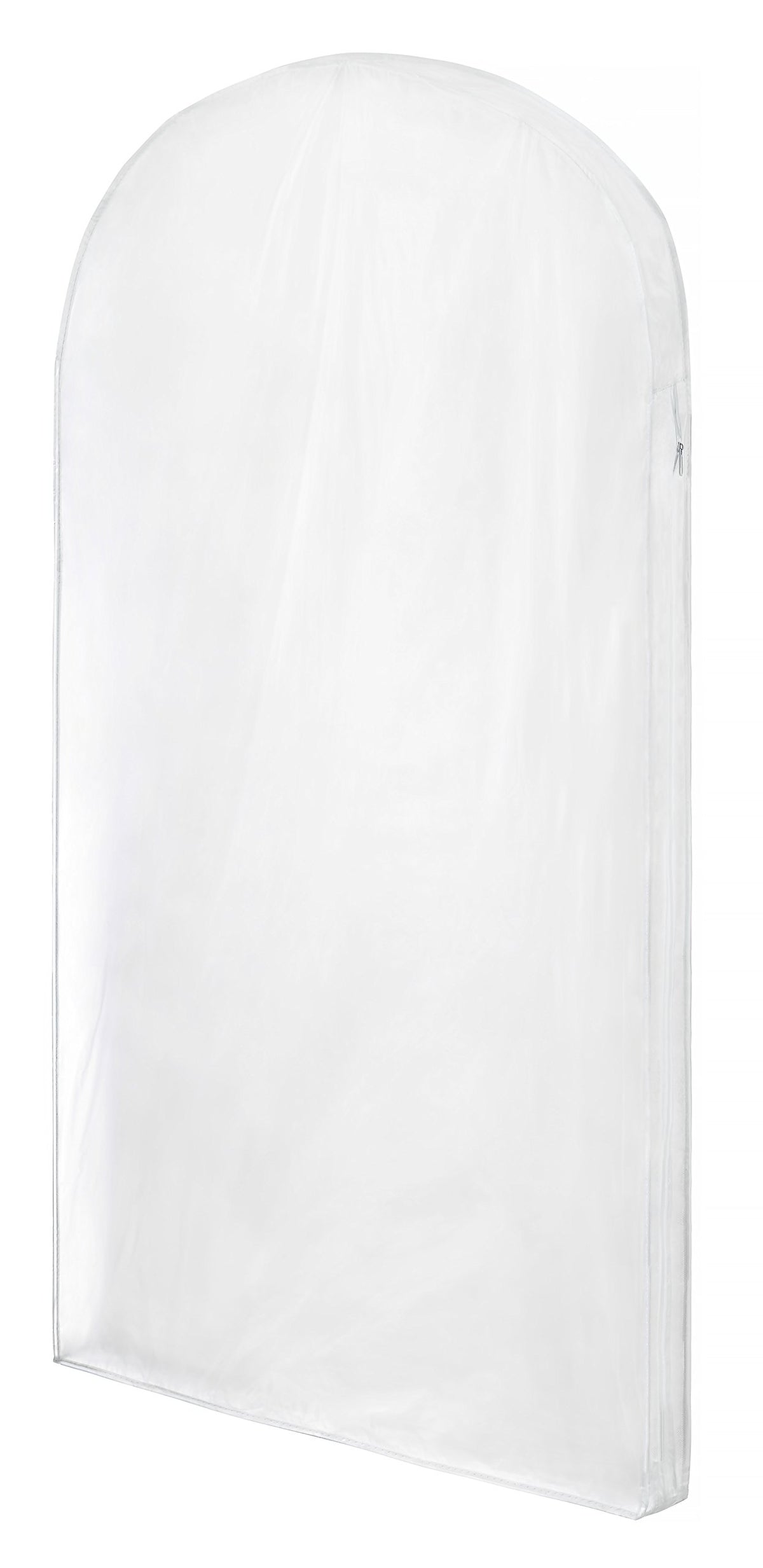 Whitmor Zippered Protective Gown Bag, Clear, 24-In. X 3-In. X 48-In.