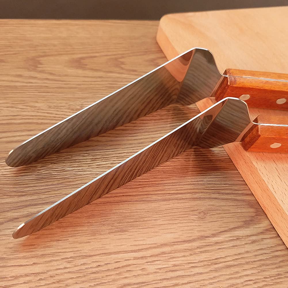1 Piece Pie Server Stainless Steel Pie Server Shovel Cake Holder Transfer Triangular Transfer Spade Spatula Baking Server Shovel