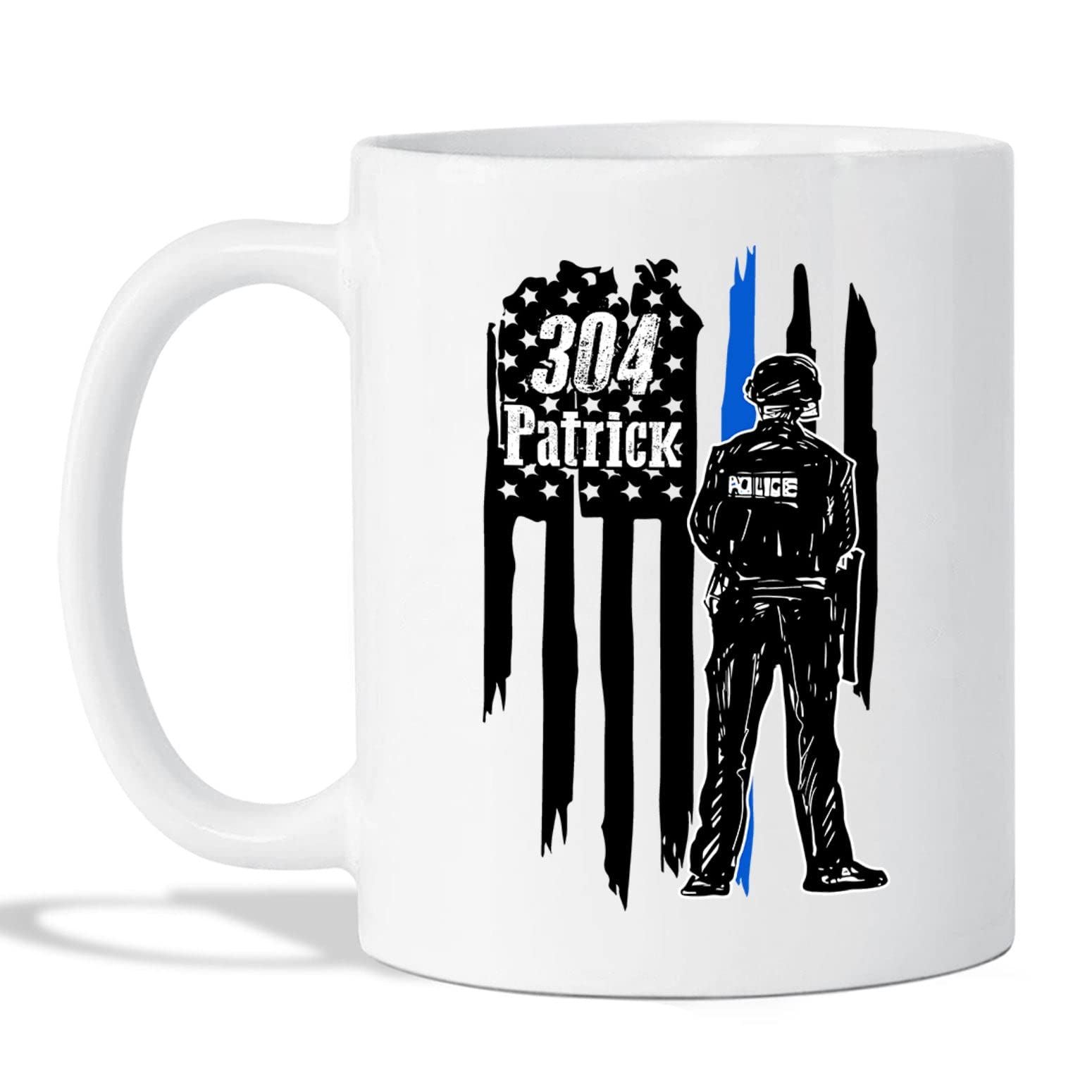 Police Officer Mug, Custom Policeman Mug, Custom Name Mug For Police Officer/Policeman/Law Enforcement, Personalized Police Offi