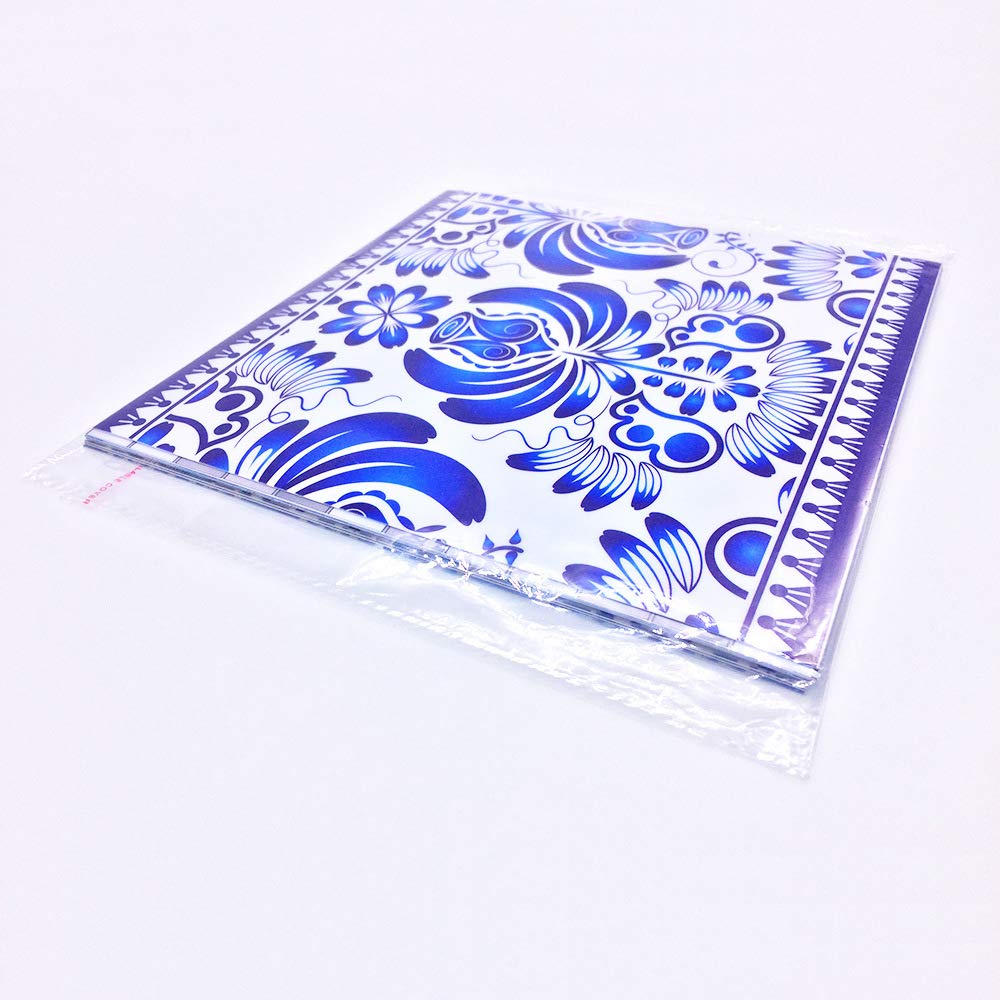 Ailegou Waterproof Vinyl Wall Tiles Sticker For Home Decor, Self-Adhesive Peel And Stick Backsplash Tile Decals For Kitchen Bath