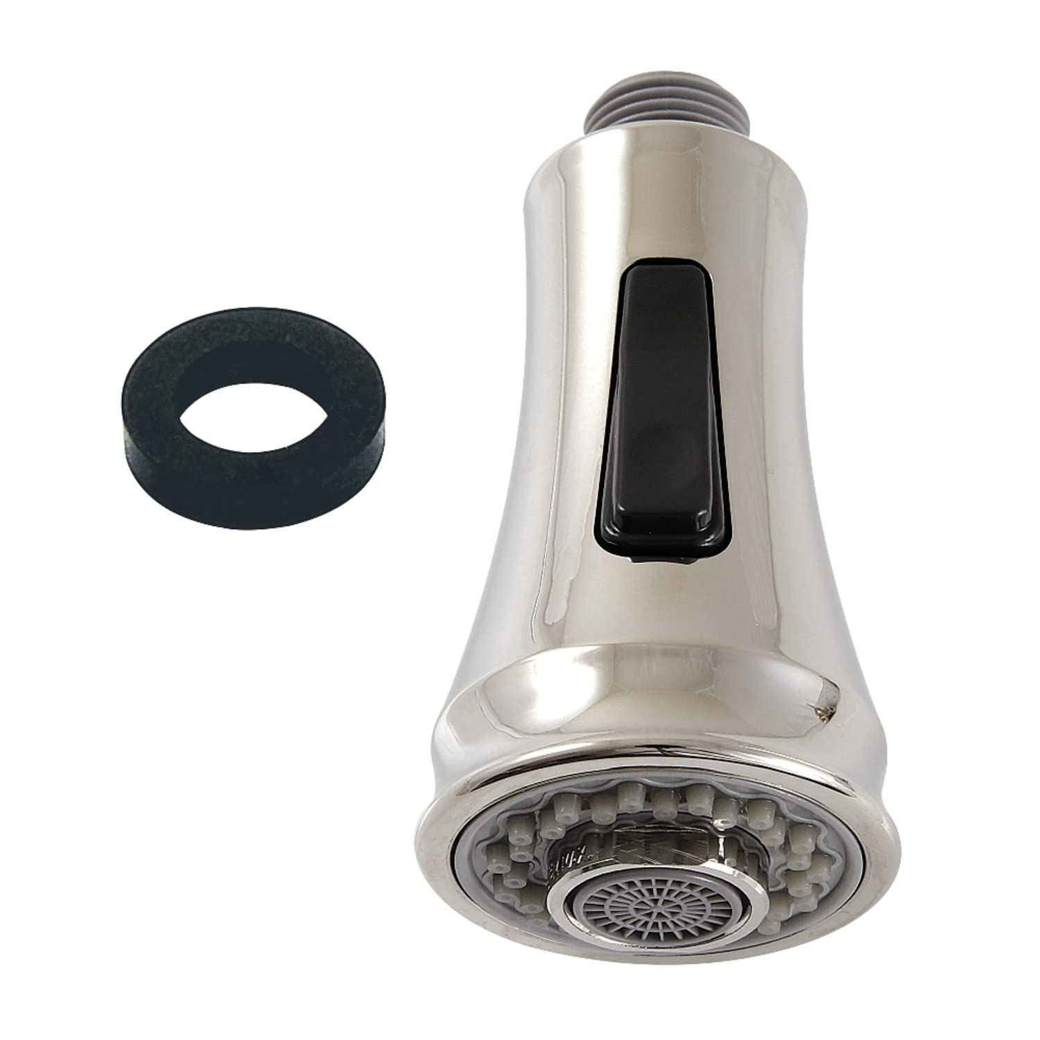 Kingston Brass KDH8816PN Made to Match 2-Function Pull-Down Kitchen Faucet Sprayer Head, 2-1/16 showerhead, Polished Nickel