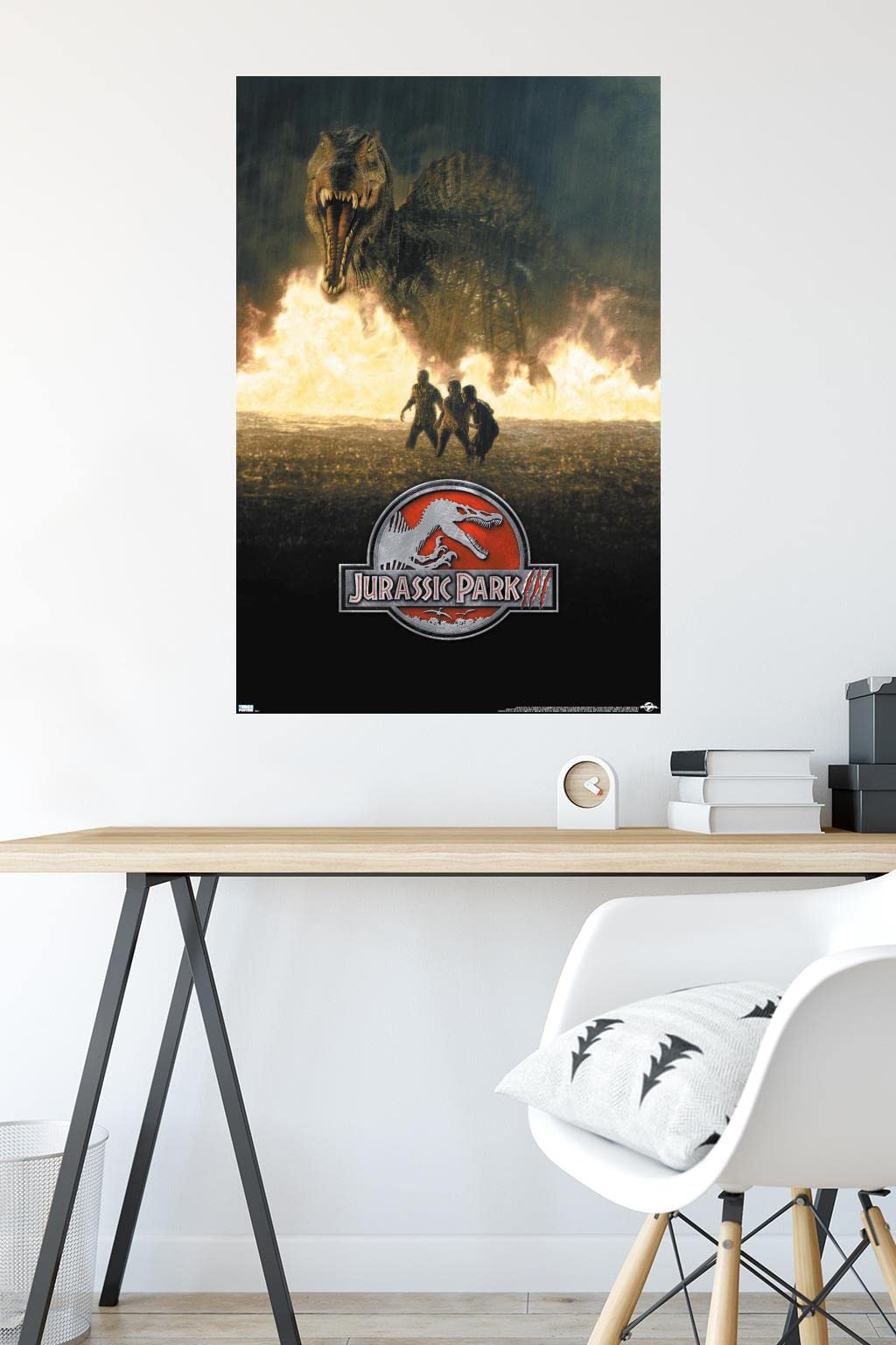 Trends International Jurassic Park 3 - Run Wall Poster, 22.375'' X 34'', Premium Unframed Version