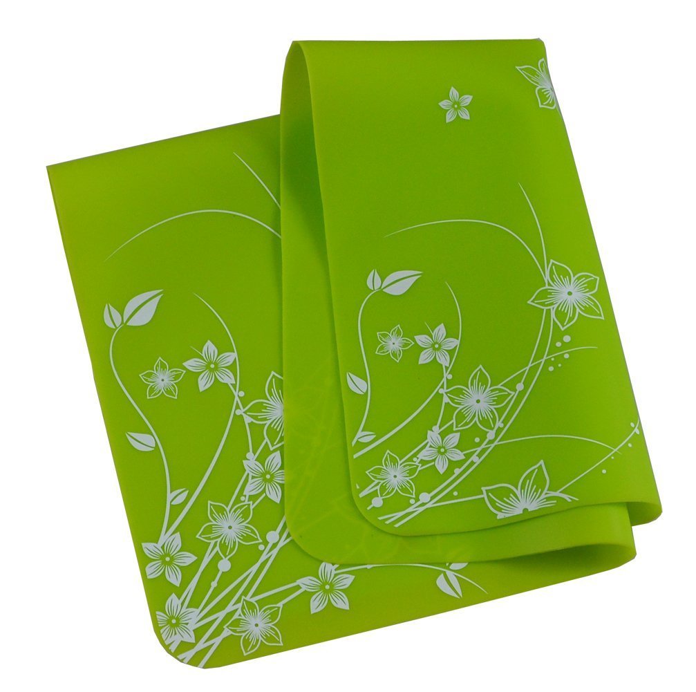 Akoak 15.7'' X 11.8'' Silicone Gel Printing Place-Mat For Great Dinning Experience,Heat Resistance And Water Proof,Non Slippery,