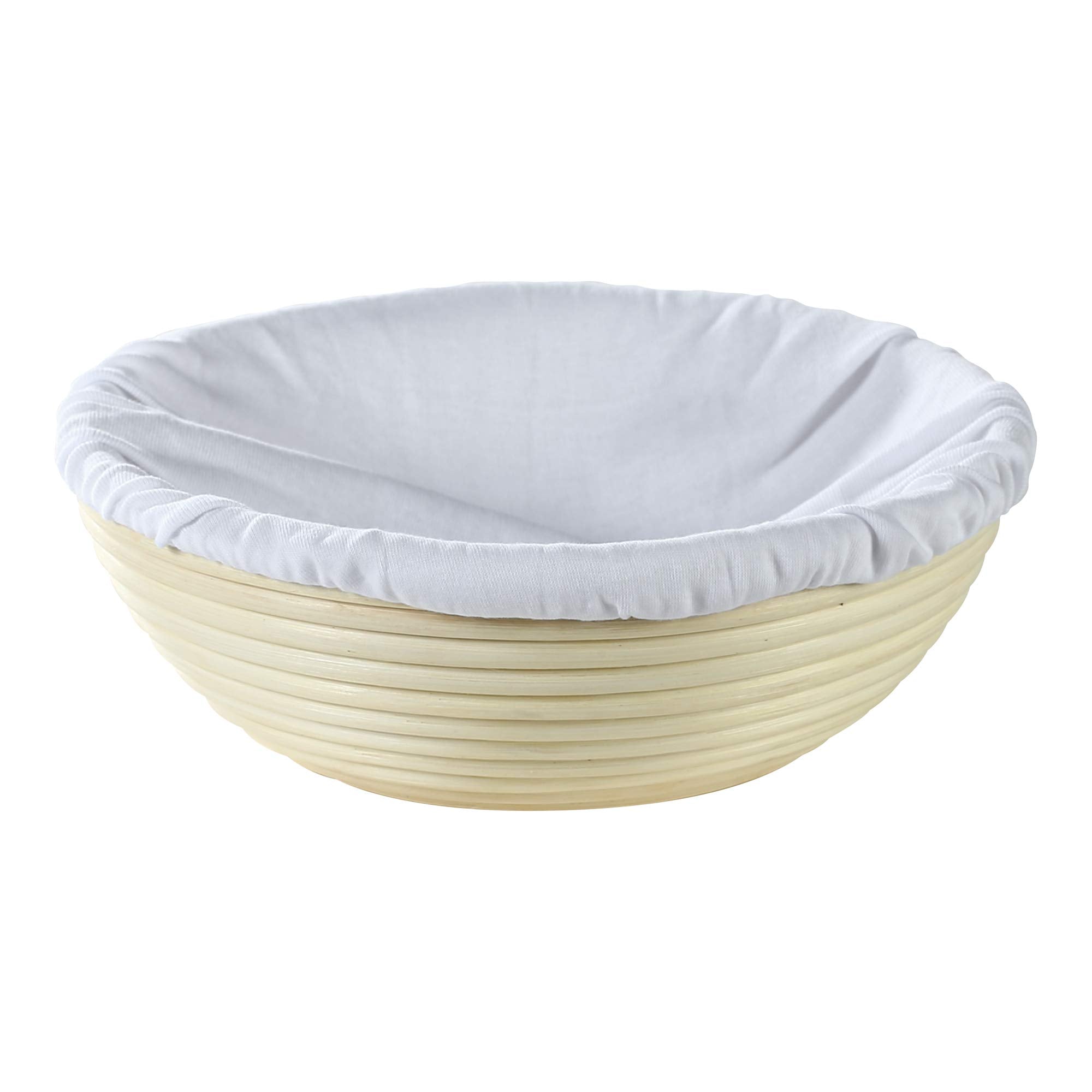 Frieling Usa Brotform Round Bread Rising Basket And Liner, 10-Inch