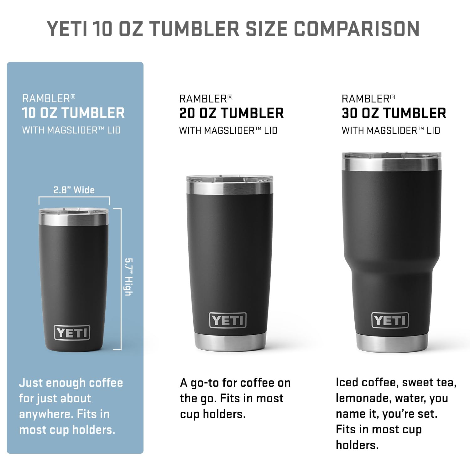 YETI Rambler 10 oz Tumbler, Stainless Steel, Vacuum Insulated, Tropical Pink, Model 21071503003