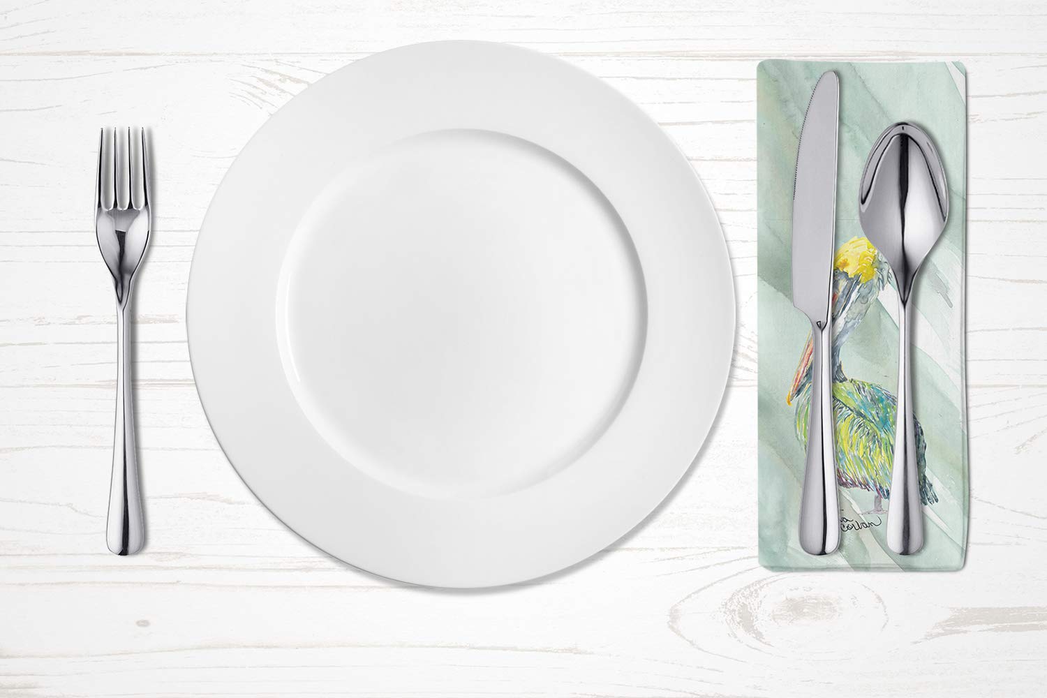 Pelican on Sage Green Napkin SC2064NAP