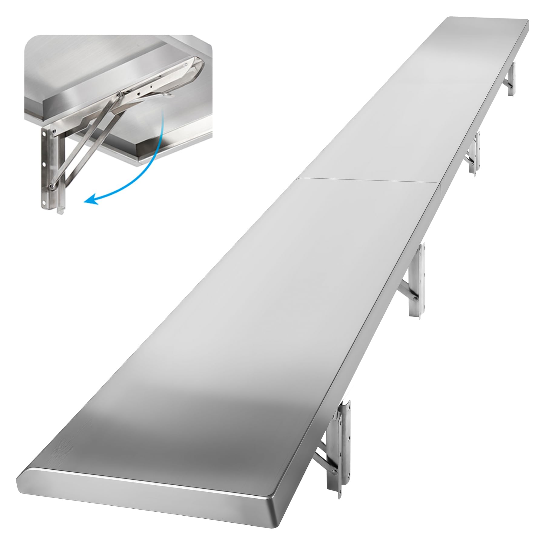 Toriexon Folding Concession Shelf 12 x 72 Spliced Style