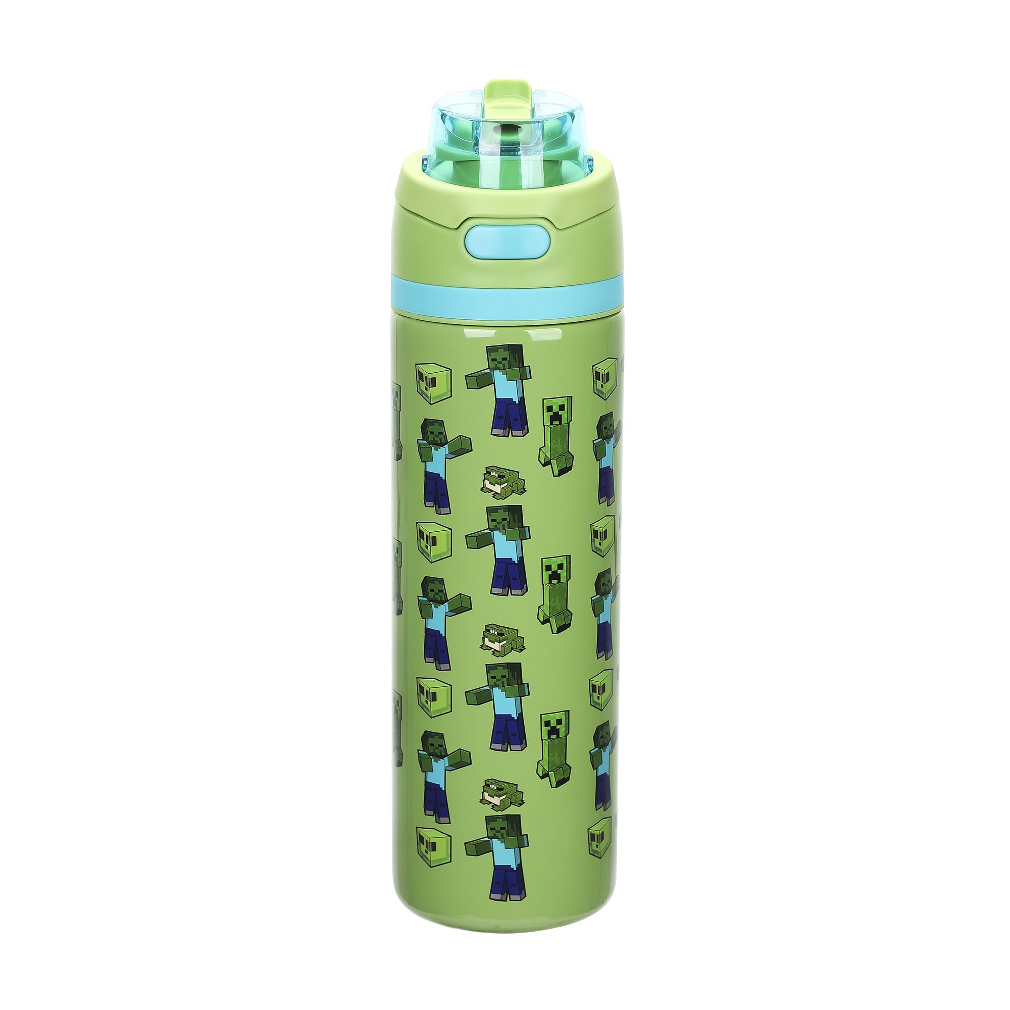 Bioworld Minecraft AOP 24 oz Stainless Steel Water Bottle