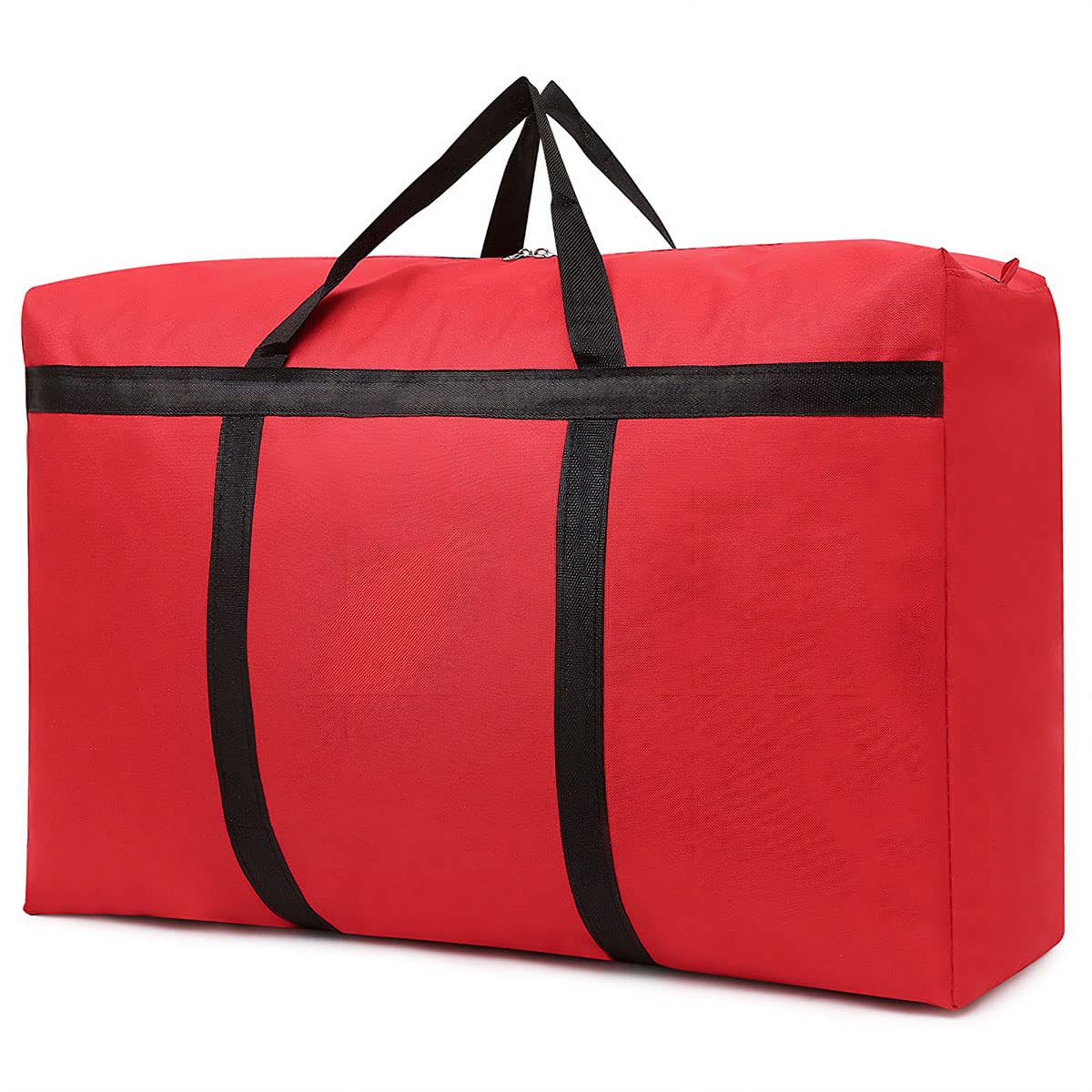 Iweik Multipurpose Extra Large Heavy Duty Storage Bags Duffle Bags For Space Saving Moving Storage (120L, Red)