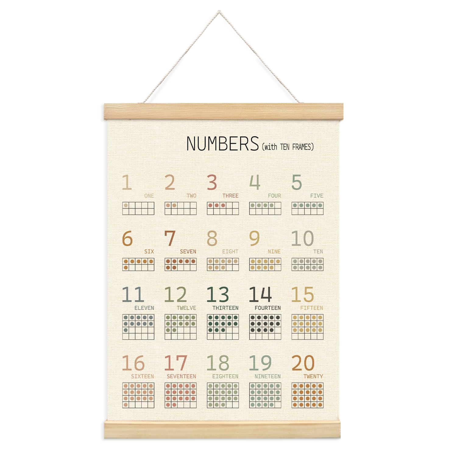 Lacama 215-Ms-Gh-Numbers Poster Hanger Frame