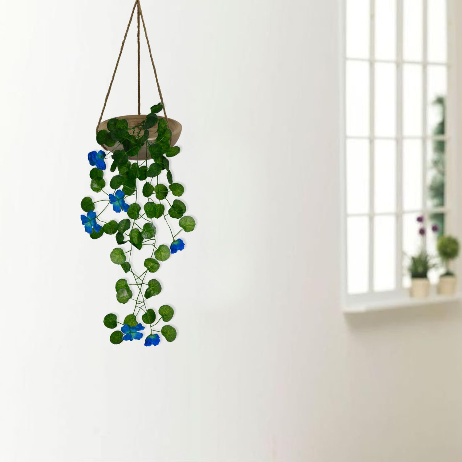 Decorebugs Artificial Flower Plants Leaves Hanging Ivy Garlands Plant Greenery Vine Creeper Home Decor Door Wall Balcony Decorat